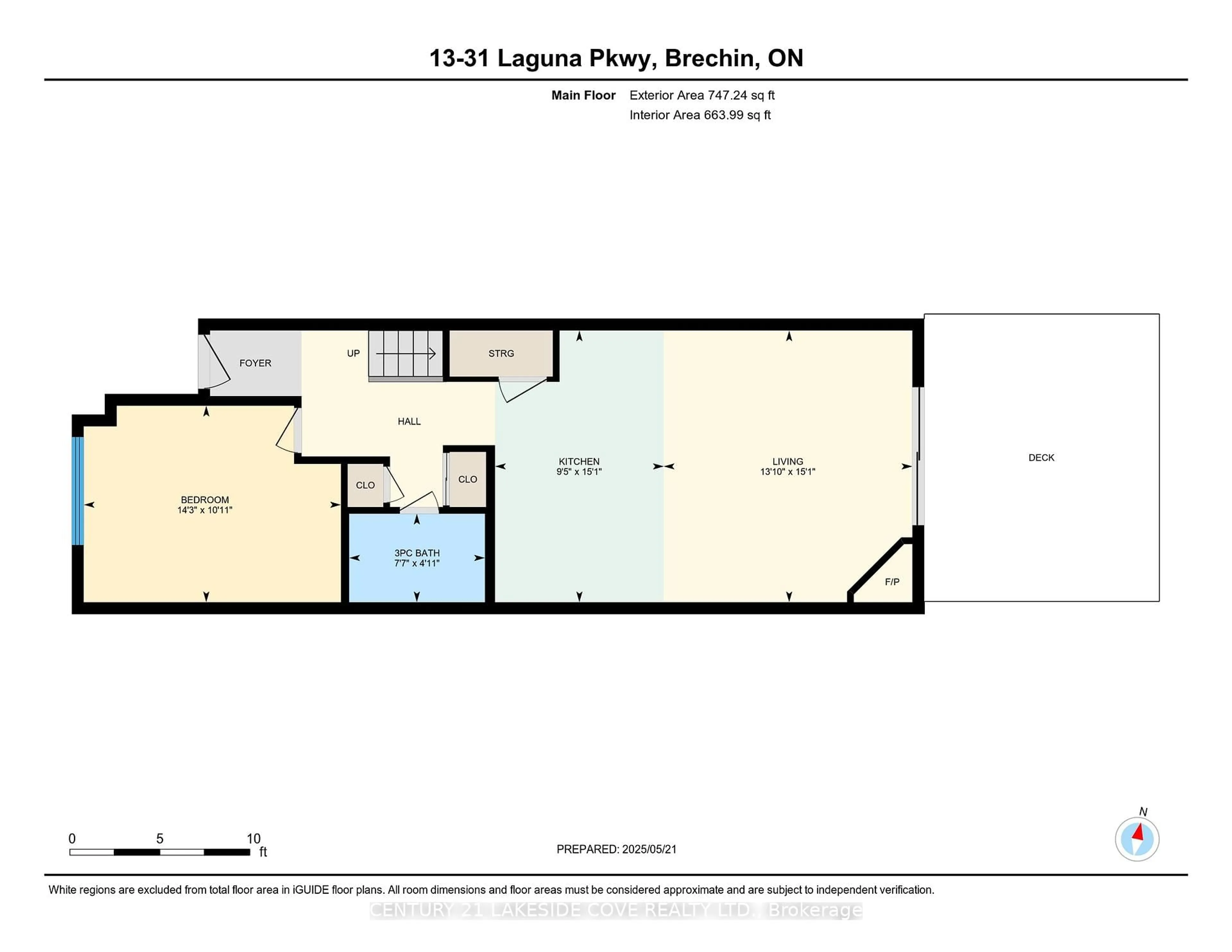 Floor plan for 31 Laguna Pkwy #Unit 13, Ramara Ontario L0K 1B0