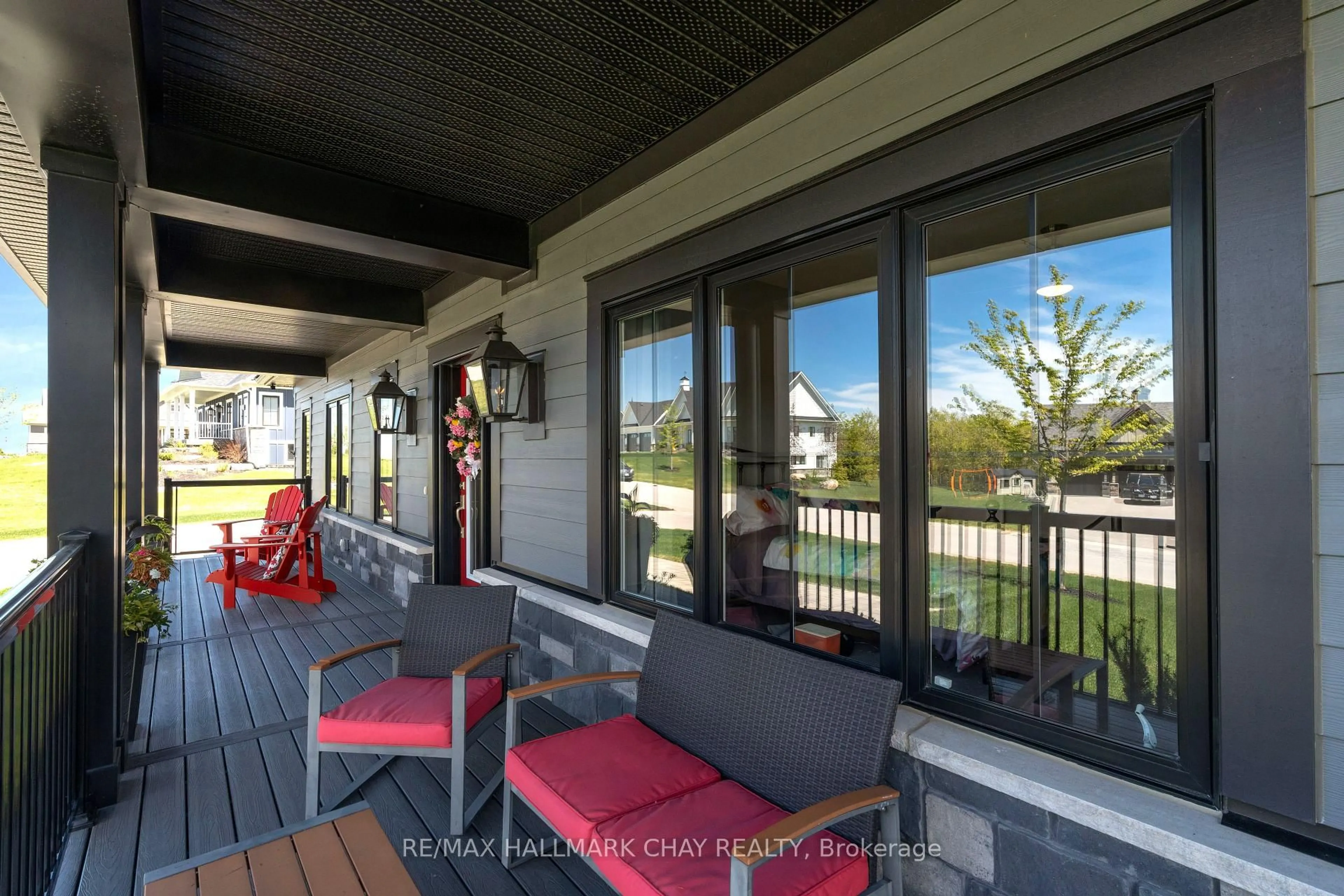Patio, water/lake/river/ocean view for 43 Thoroughbred Dr, Oro-Medonte Ontario L0K 1E0