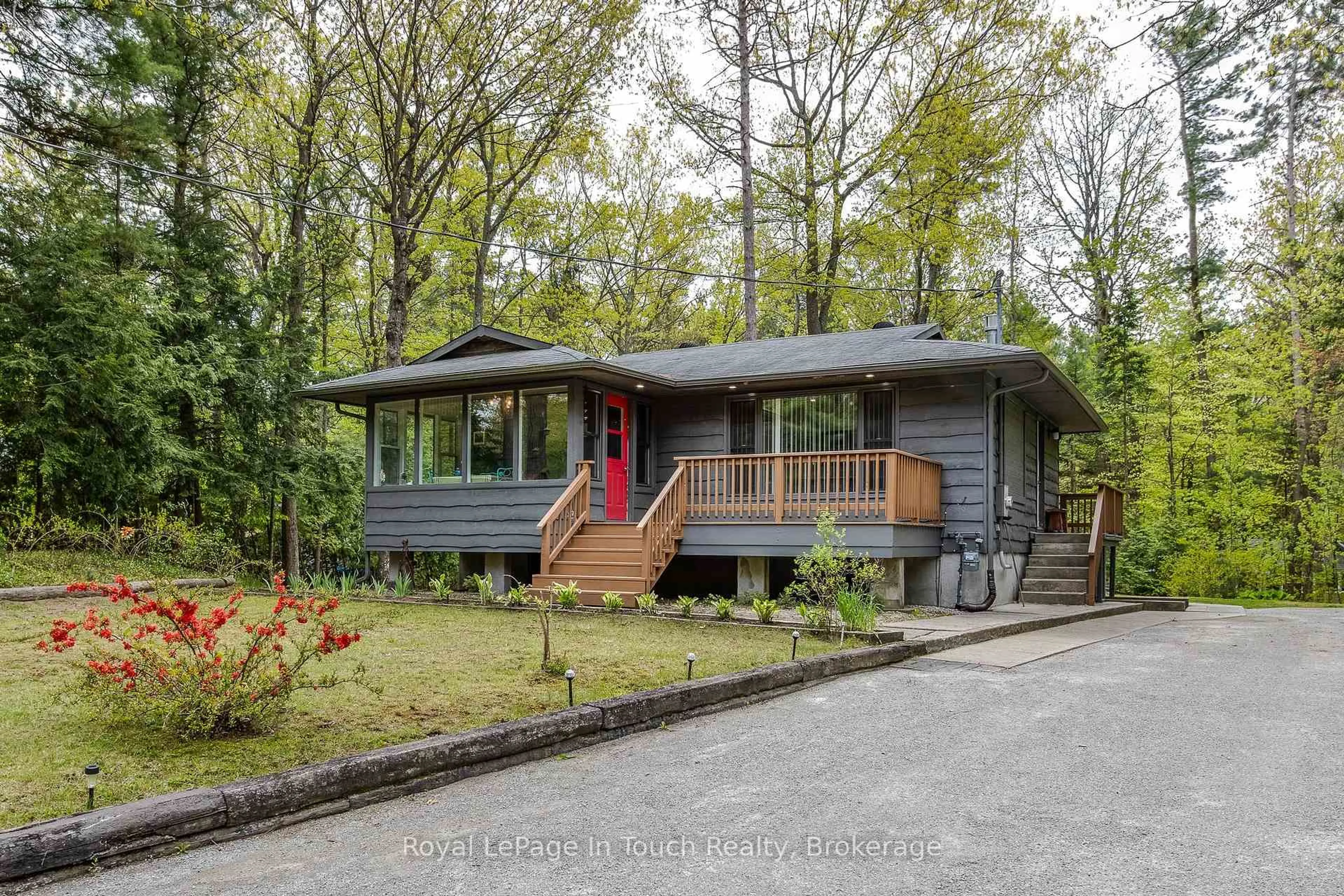 Home with vinyl exterior material, street for 18 Fernanne Dr, Tiny Ontario L0L 2J0