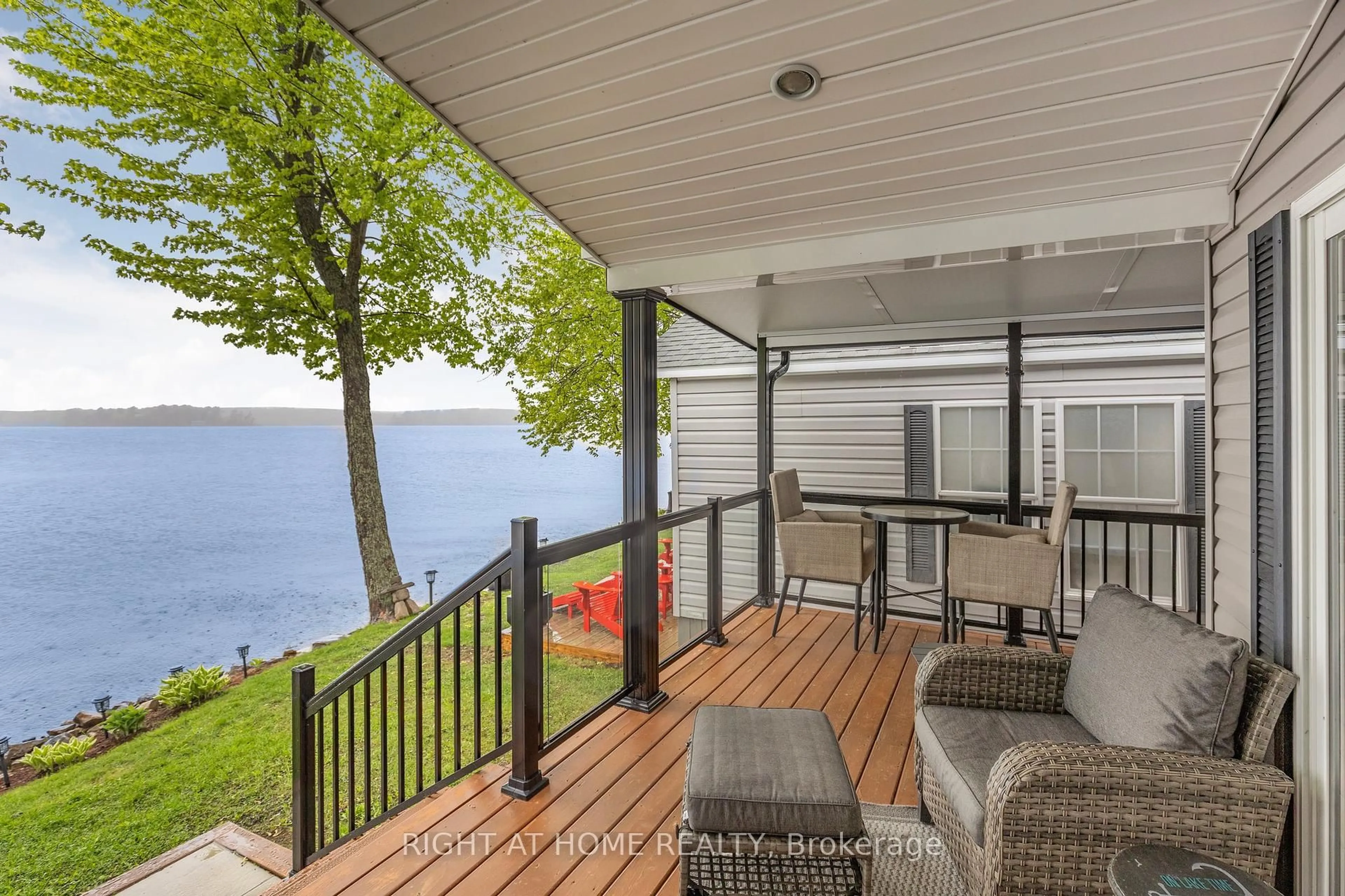 Patio, water/lake/river/ocean view for 3500 Lauderdale Pt Cres, Severn Ontario P0E 1N0