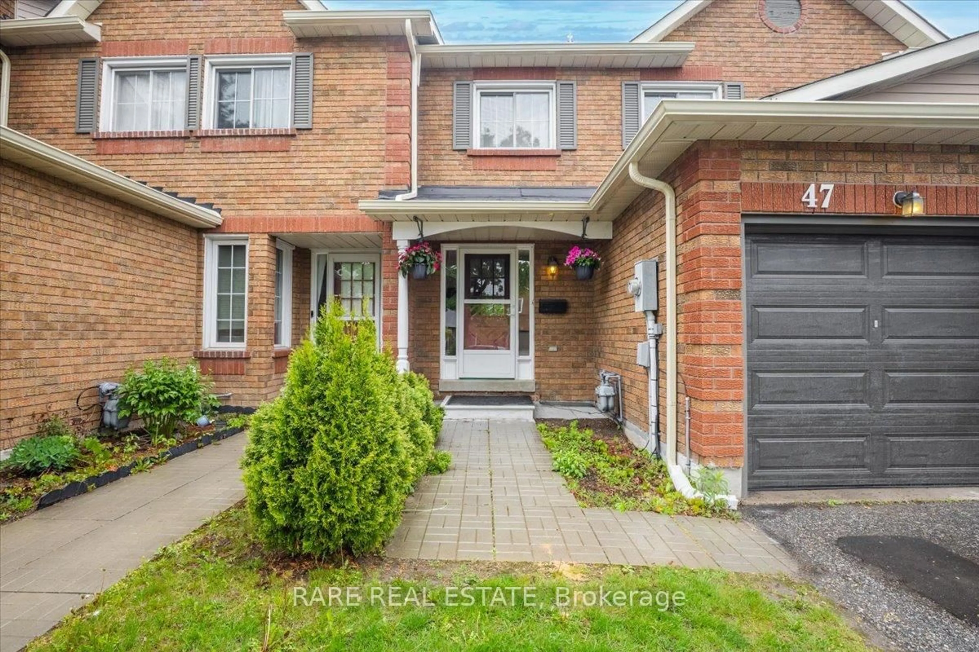 Home with brick exterior material, street for 165 Kozlov St #47, Barrie Ontario L4N 7M7