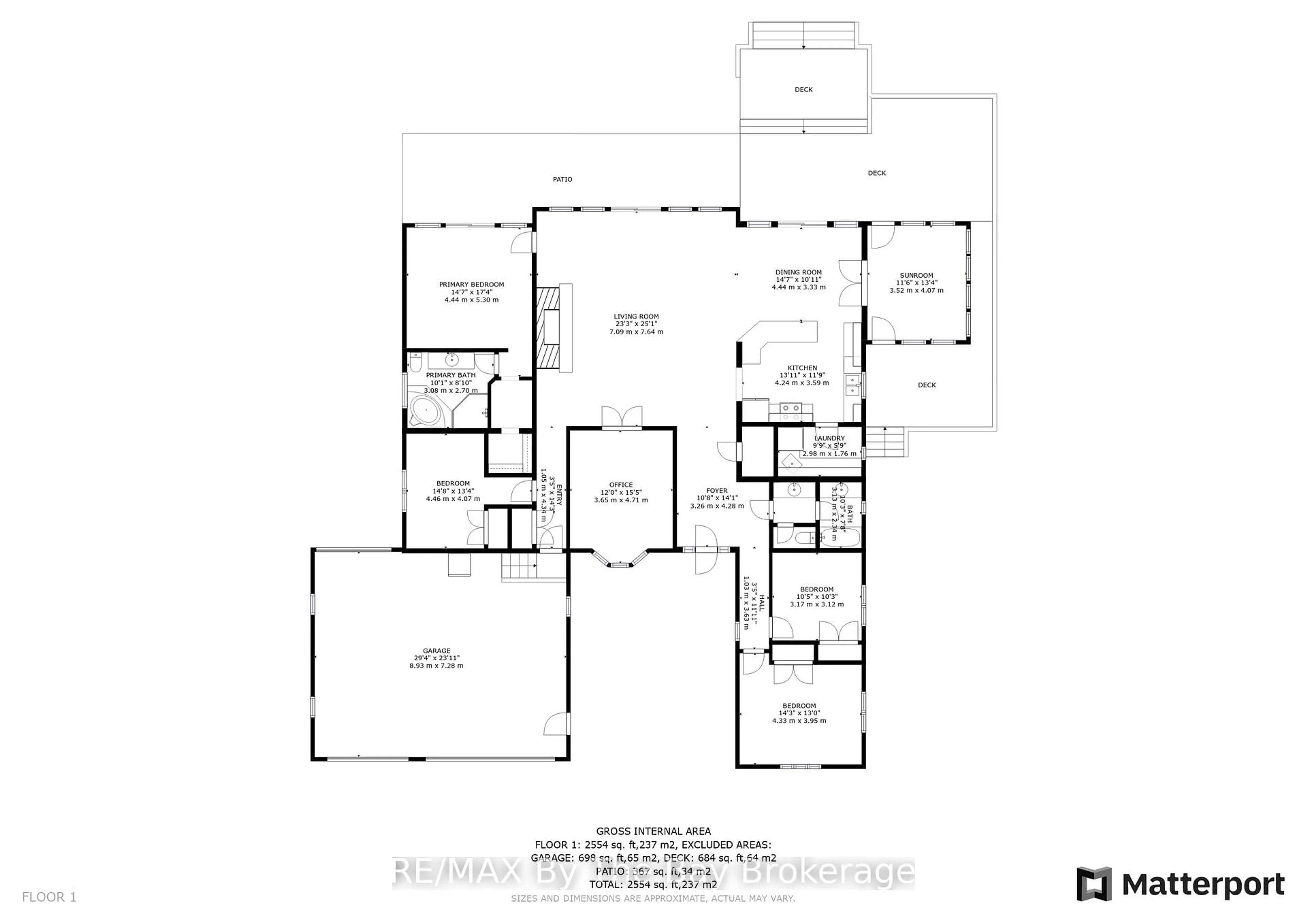 Floor plan for 80 Arbour Tr, Tay Ontario L0K 2C0