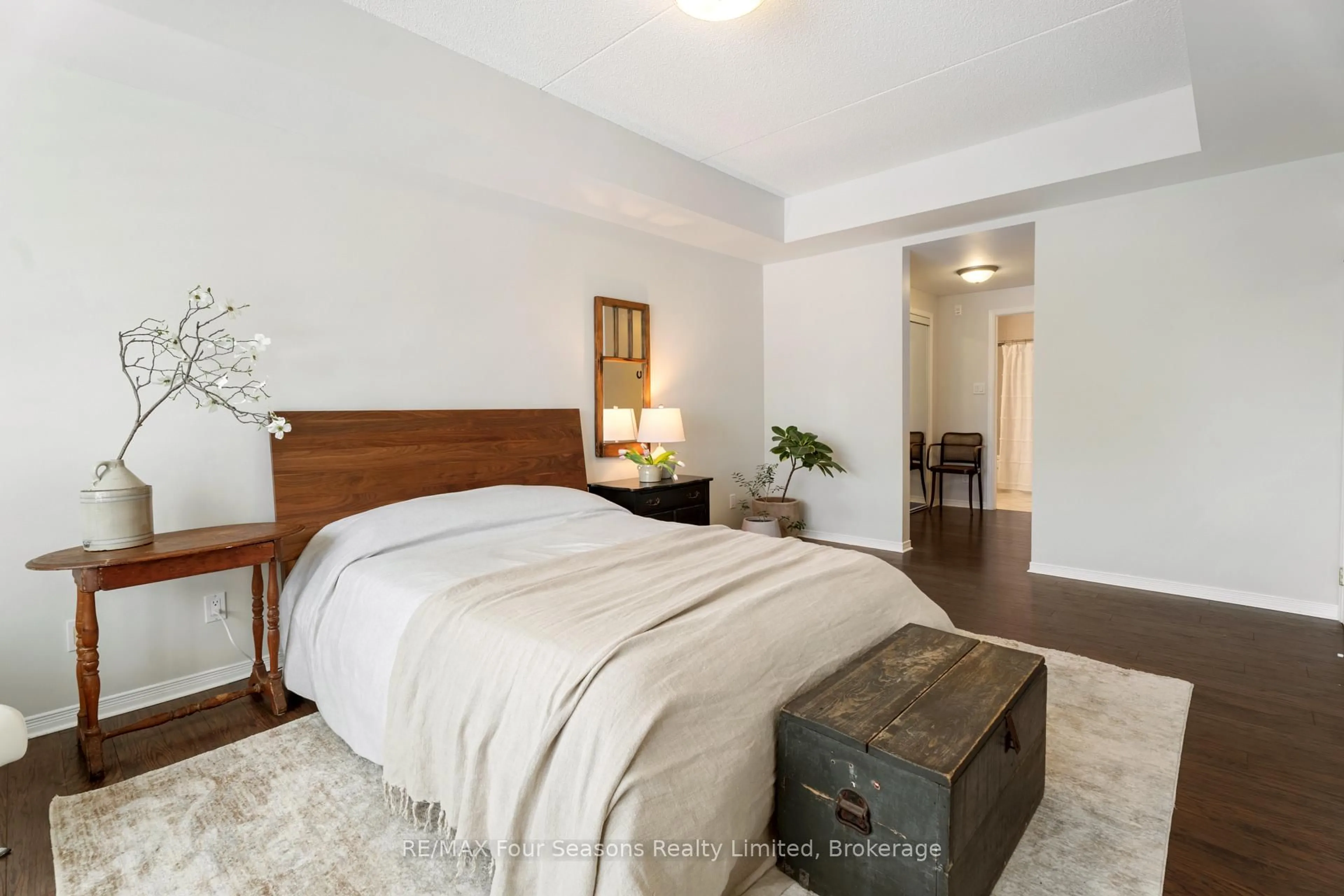 Bedroom with bed, unknown for 750 Johnston Park Ave #2012, Collingwood Ontario L9Y 5C7