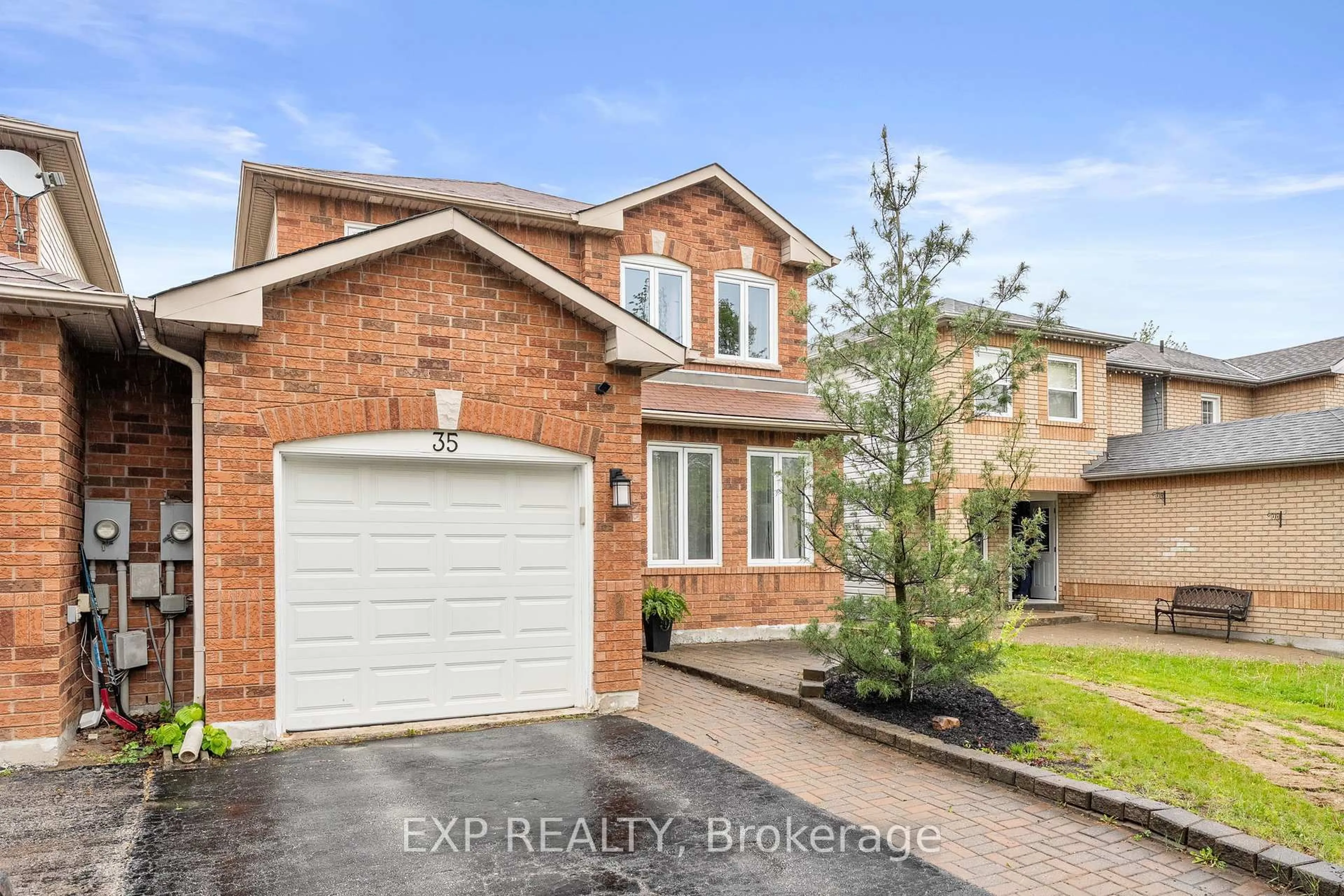 Home with brick exterior material, street for 35 Churchland Dr, Barrie Ontario L4N 8P9