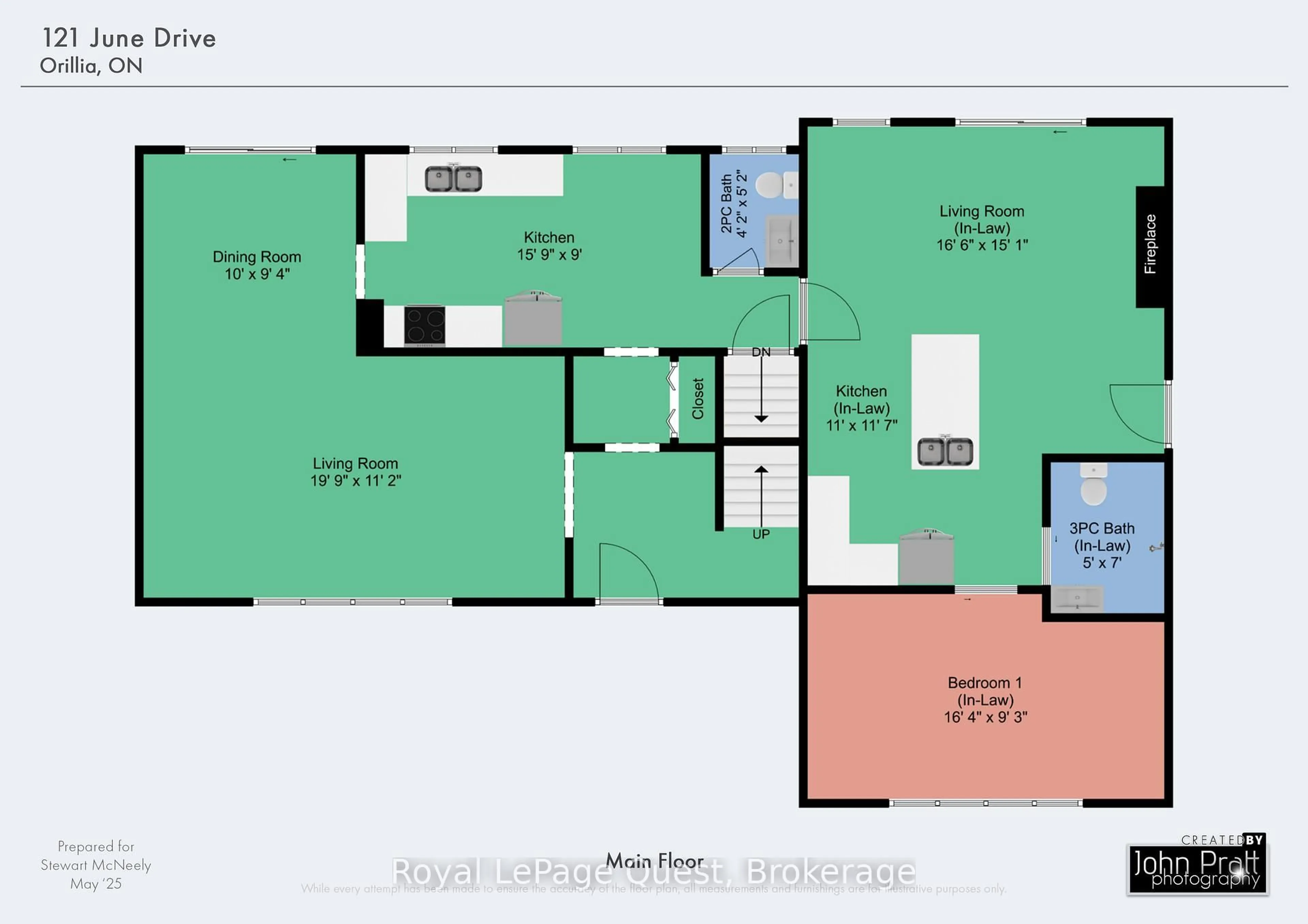 Floor plan for 121 June Dr, Orillia Ontario L3V 3R2