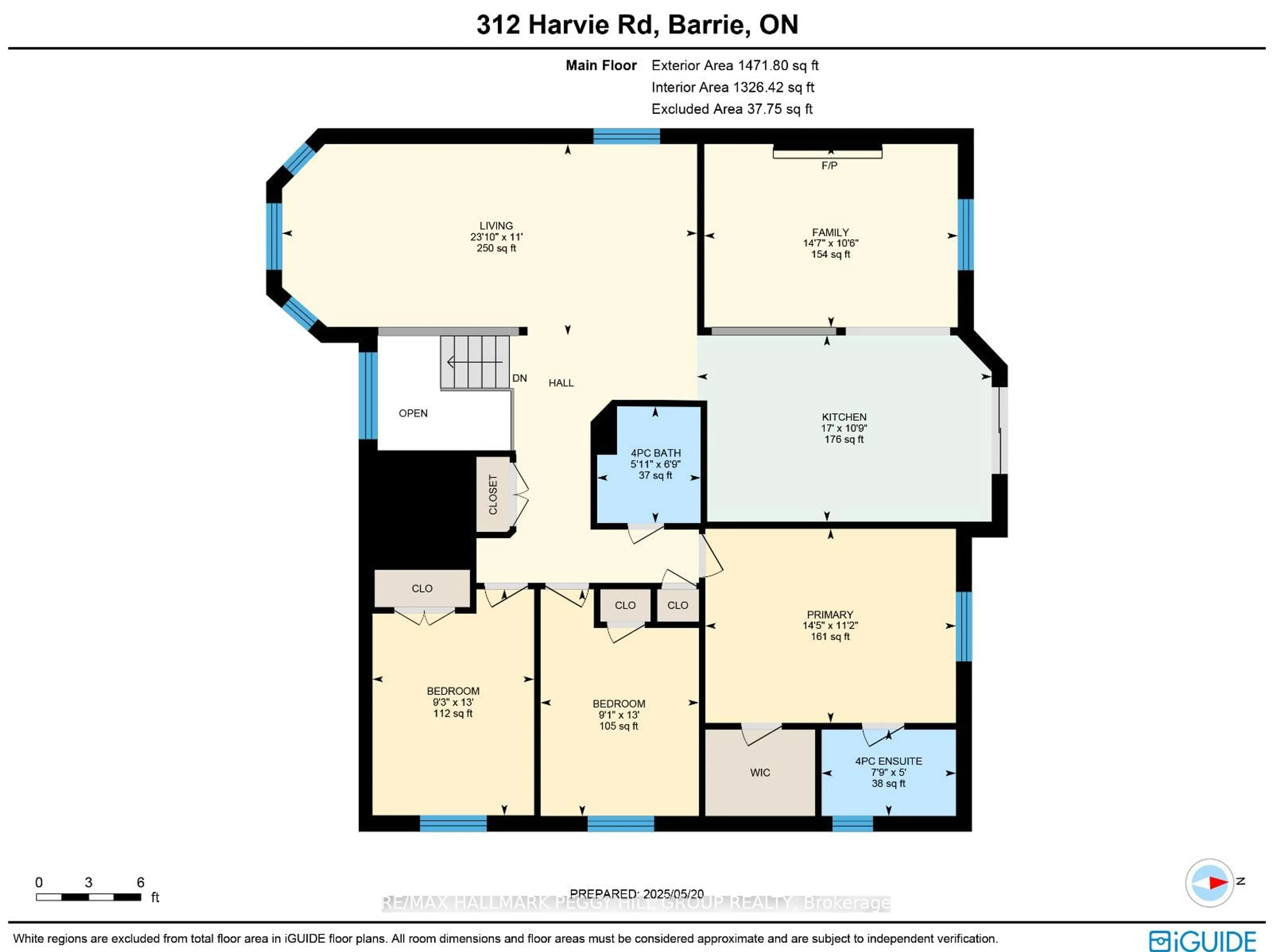 Floor plan for 312 Harvie Rd, Barrie Ontario L4N 8H1