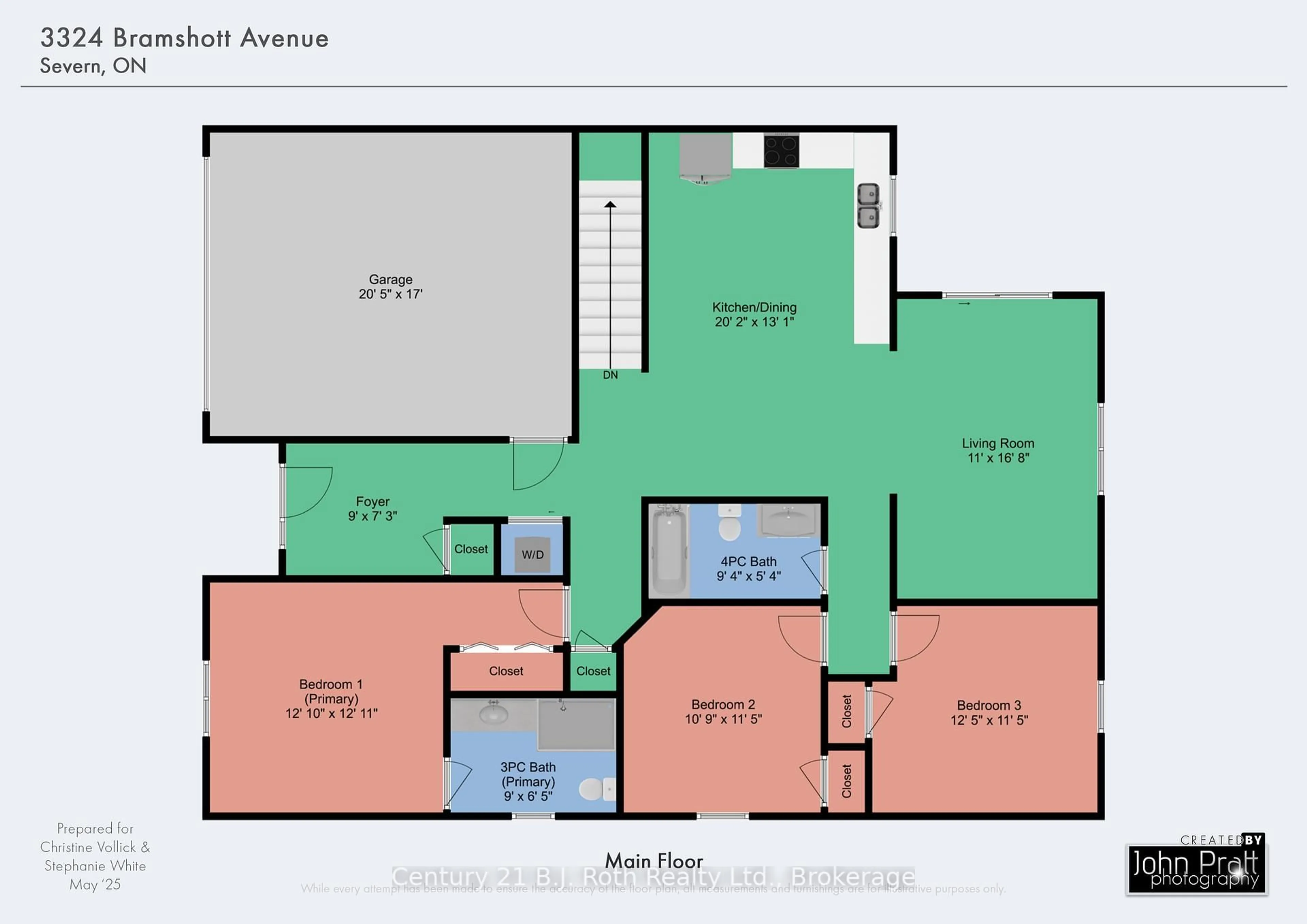 Floor plan for 3324 Bramshott Ave, Severn Ontario L3V 0V9