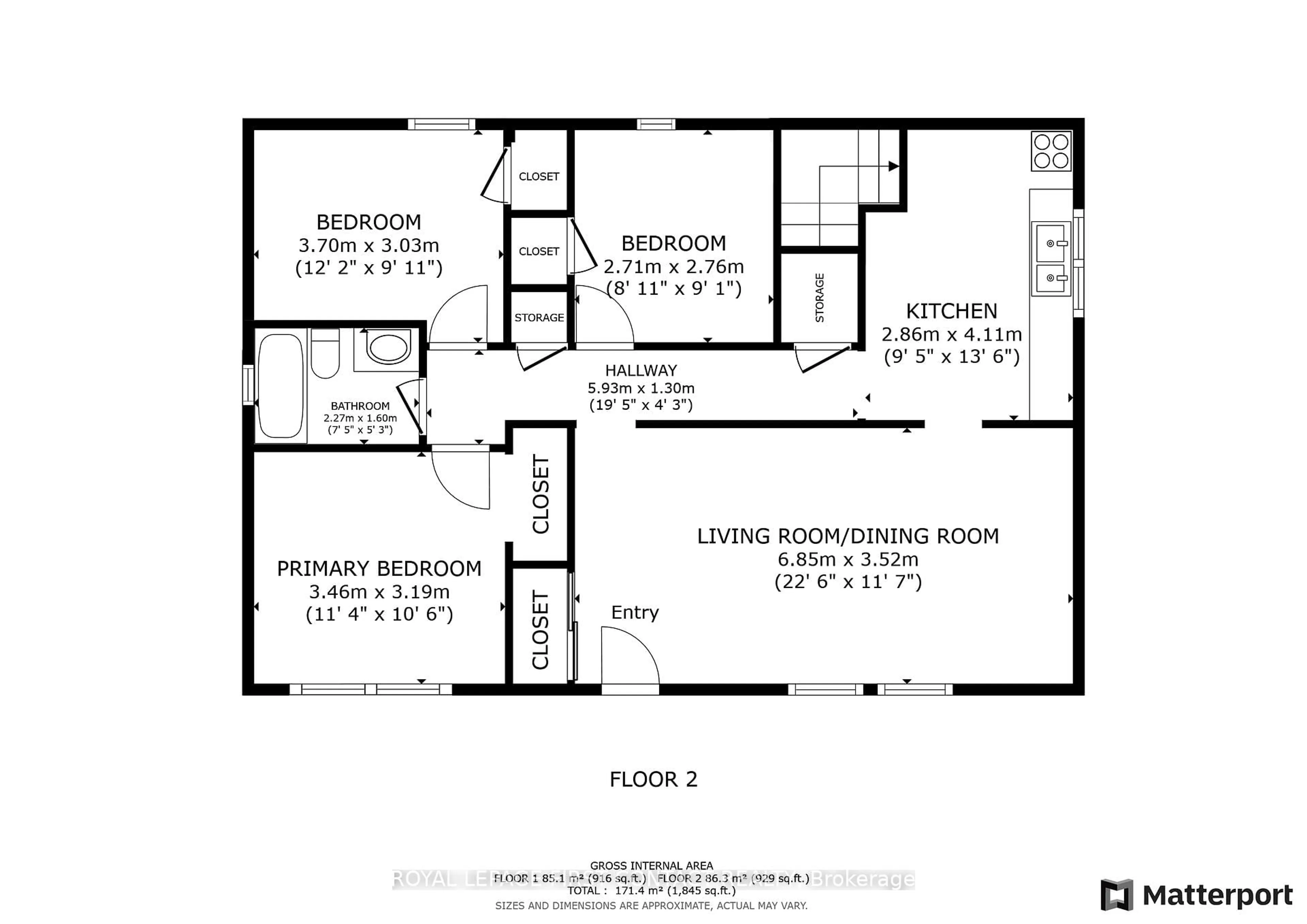 Floor plan for 48 Brant St, Orillia Ontario L3V 3N7