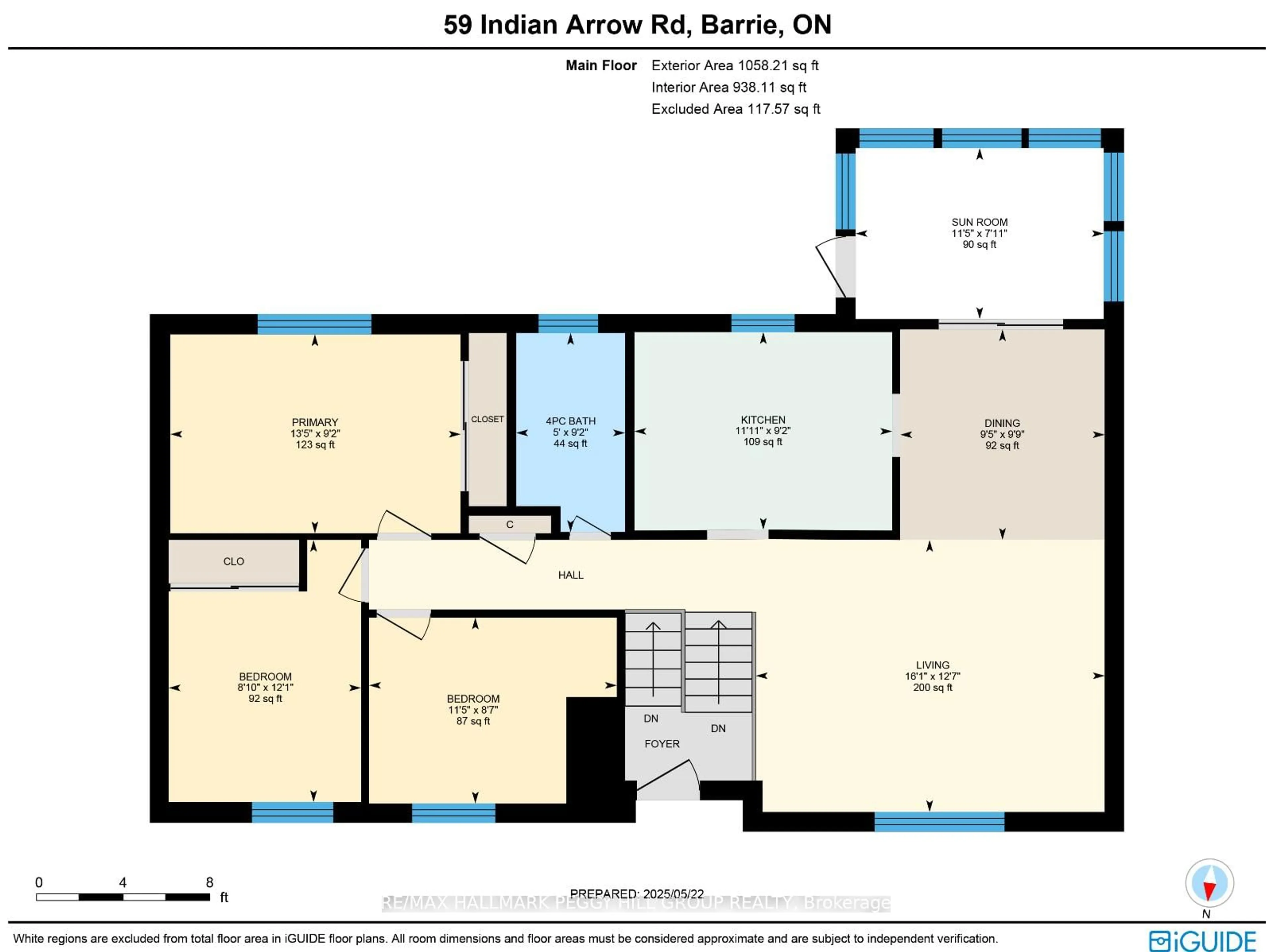 Floor plan for 59 Indian Arrow Rd, Barrie Ontario L4M 5P1