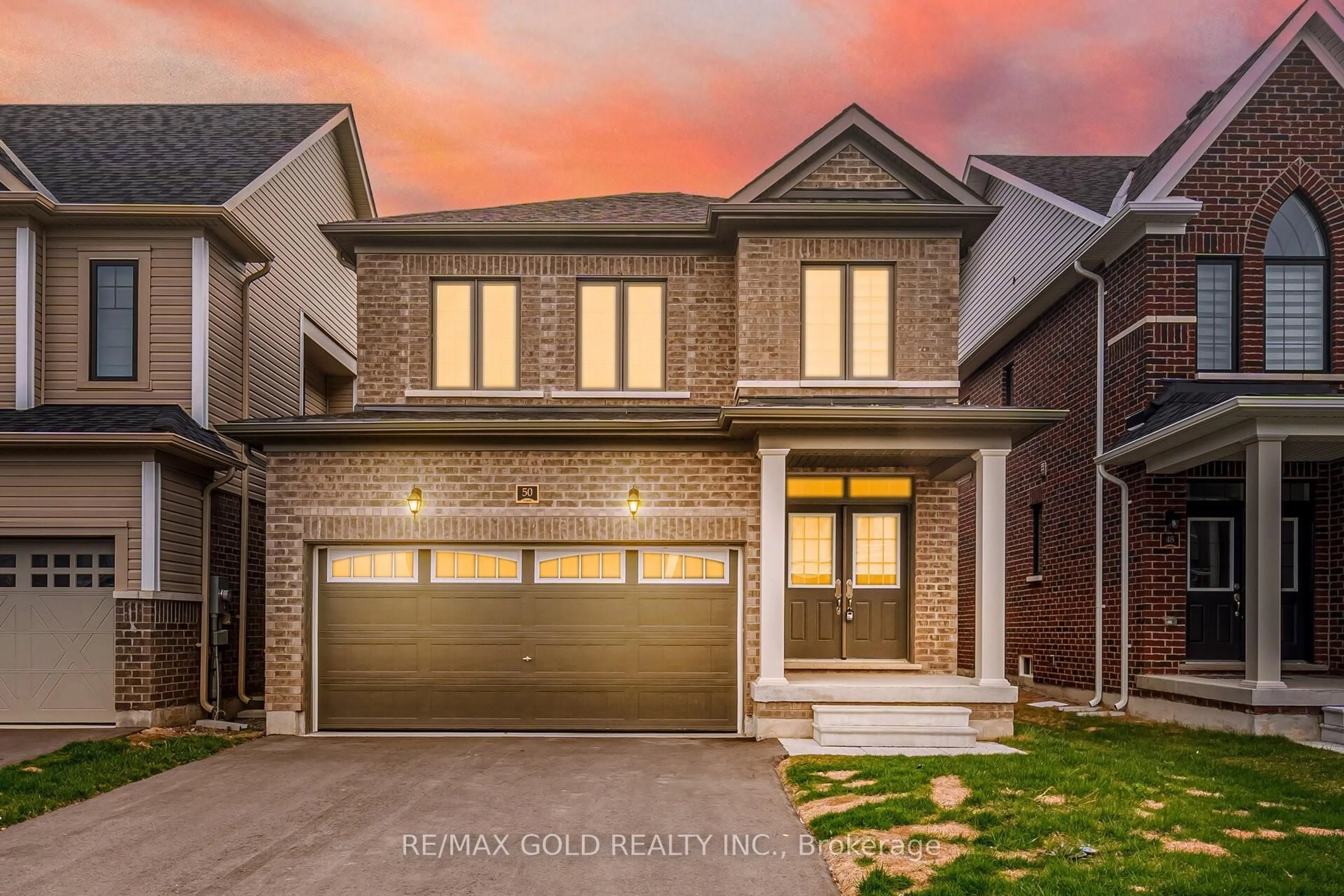 Home with brick exterior material, street for 50 Prudhoe Terr, Barrie Ontario L9J 0L5