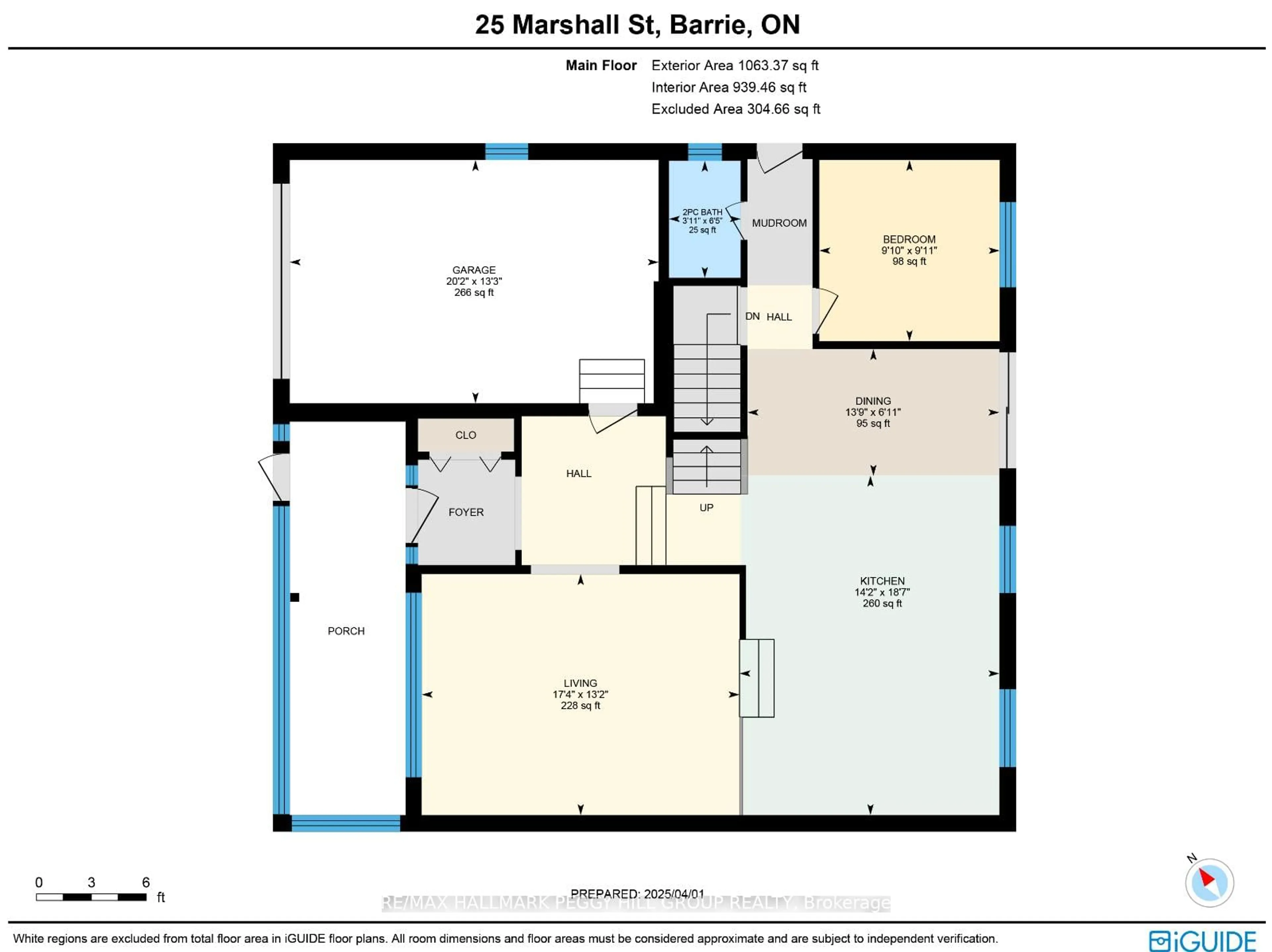 Floor plan for 25 Marshall St, Barrie Ontario L4N 3S4
