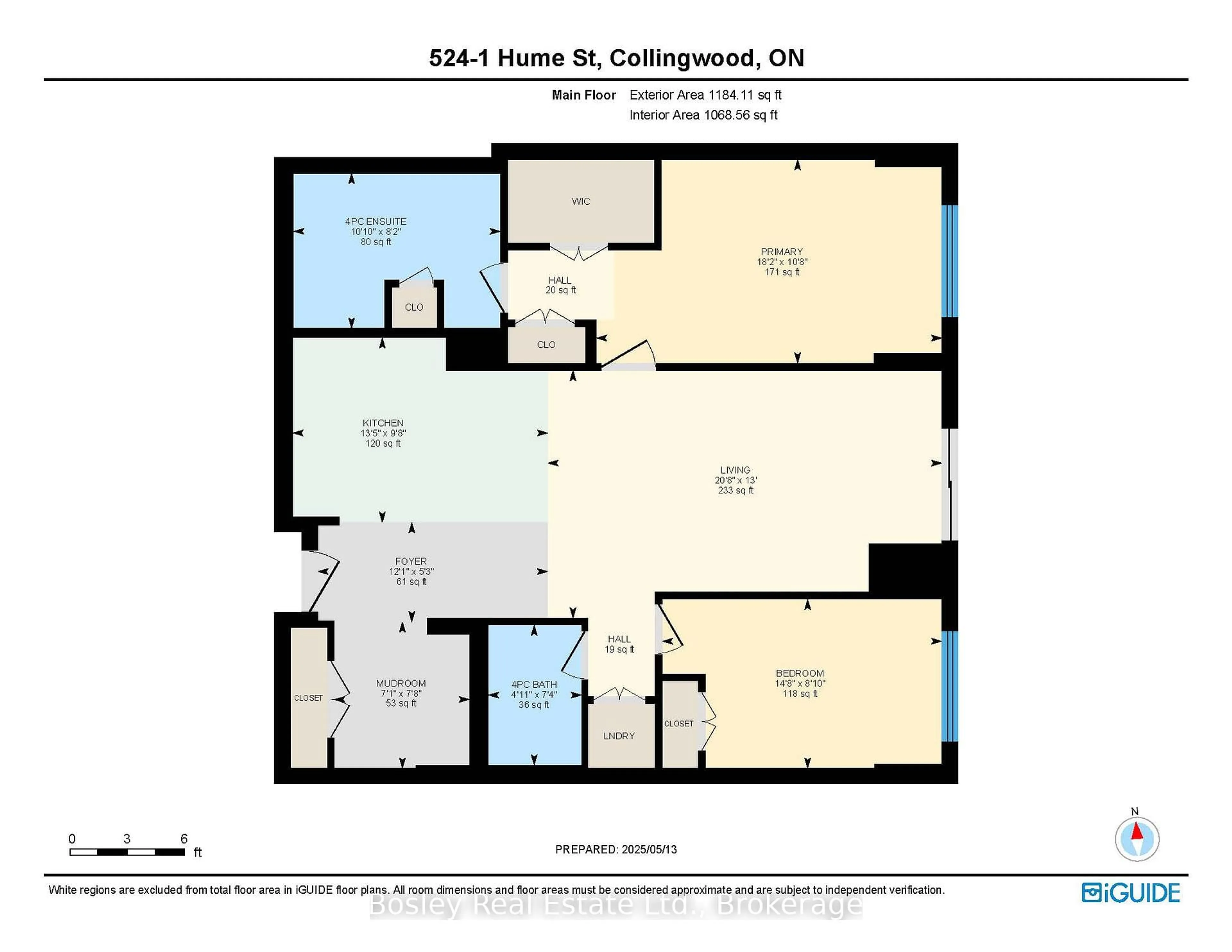 Floor plan for 1 Hume St #524, Collingwood Ontario L9Y 0X3