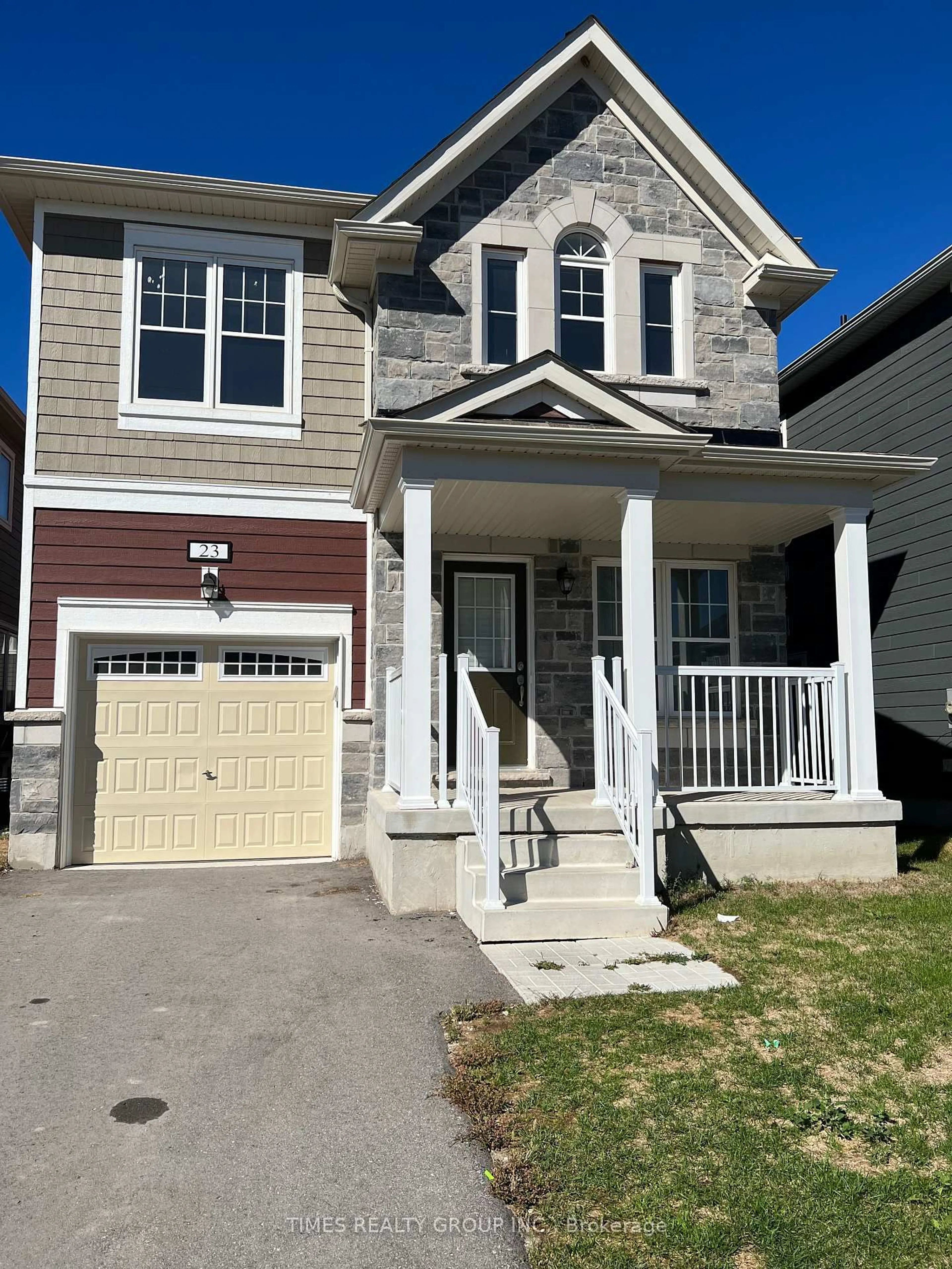 Home with vinyl exterior material, street for 23 Catamaran Dr, Wasaga Beach Ontario L9Z 0J5