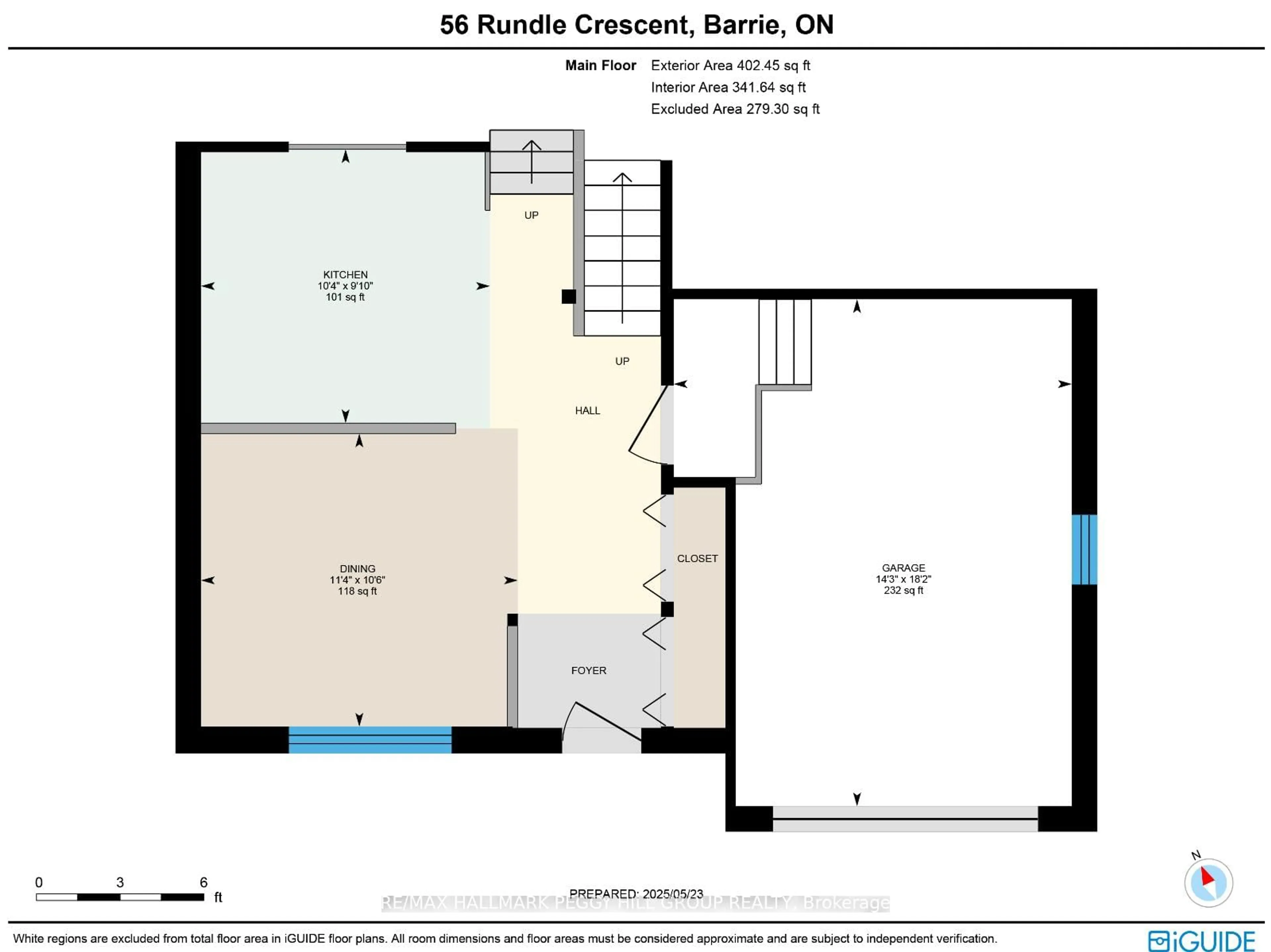 Floor plan for 56 Rundle Cres, Barrie Ontario L4N 8E6