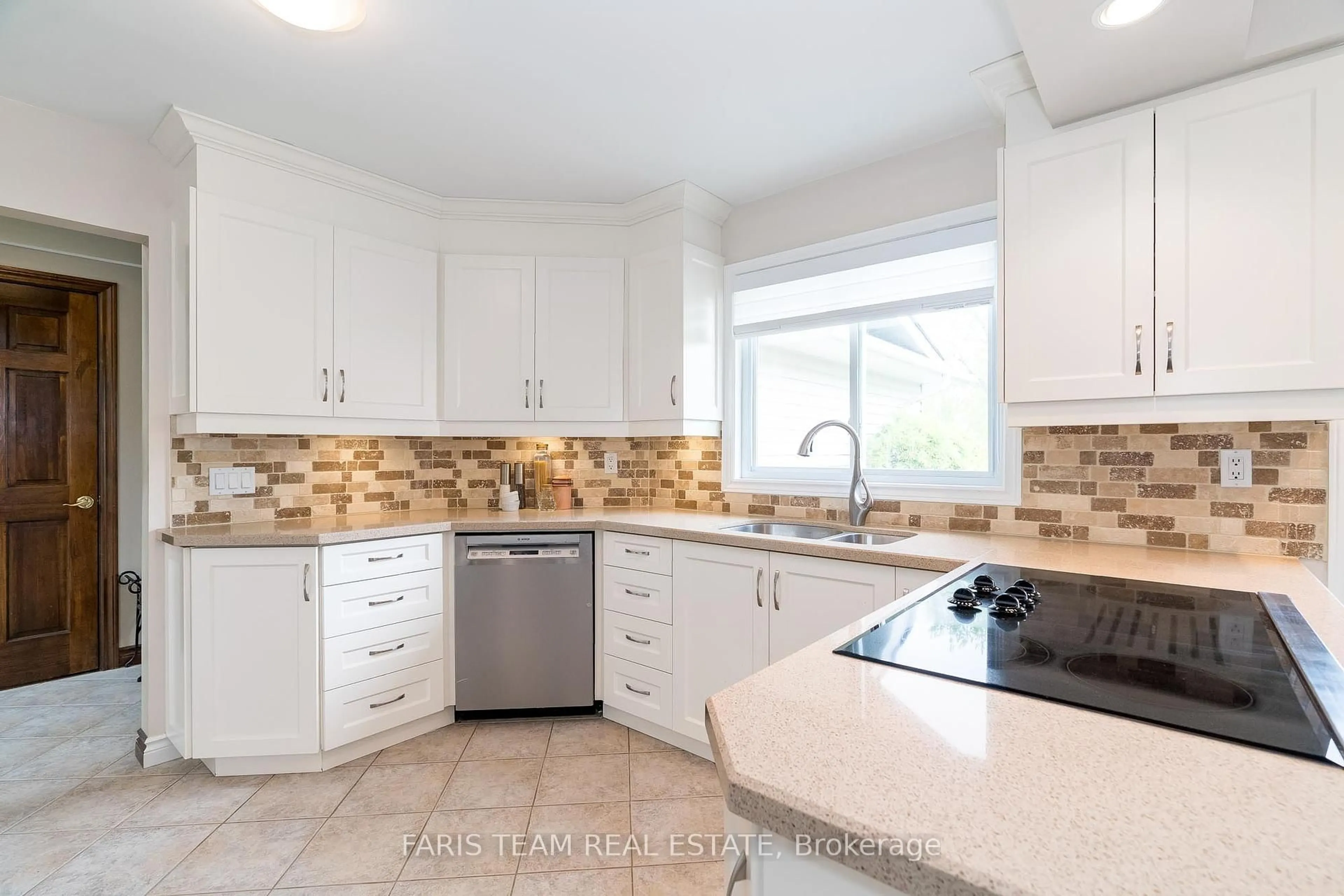 Open concept kitchen, ceramic/tile floor for 18 Turtle Path, Ramara Ontario L0K 2B0