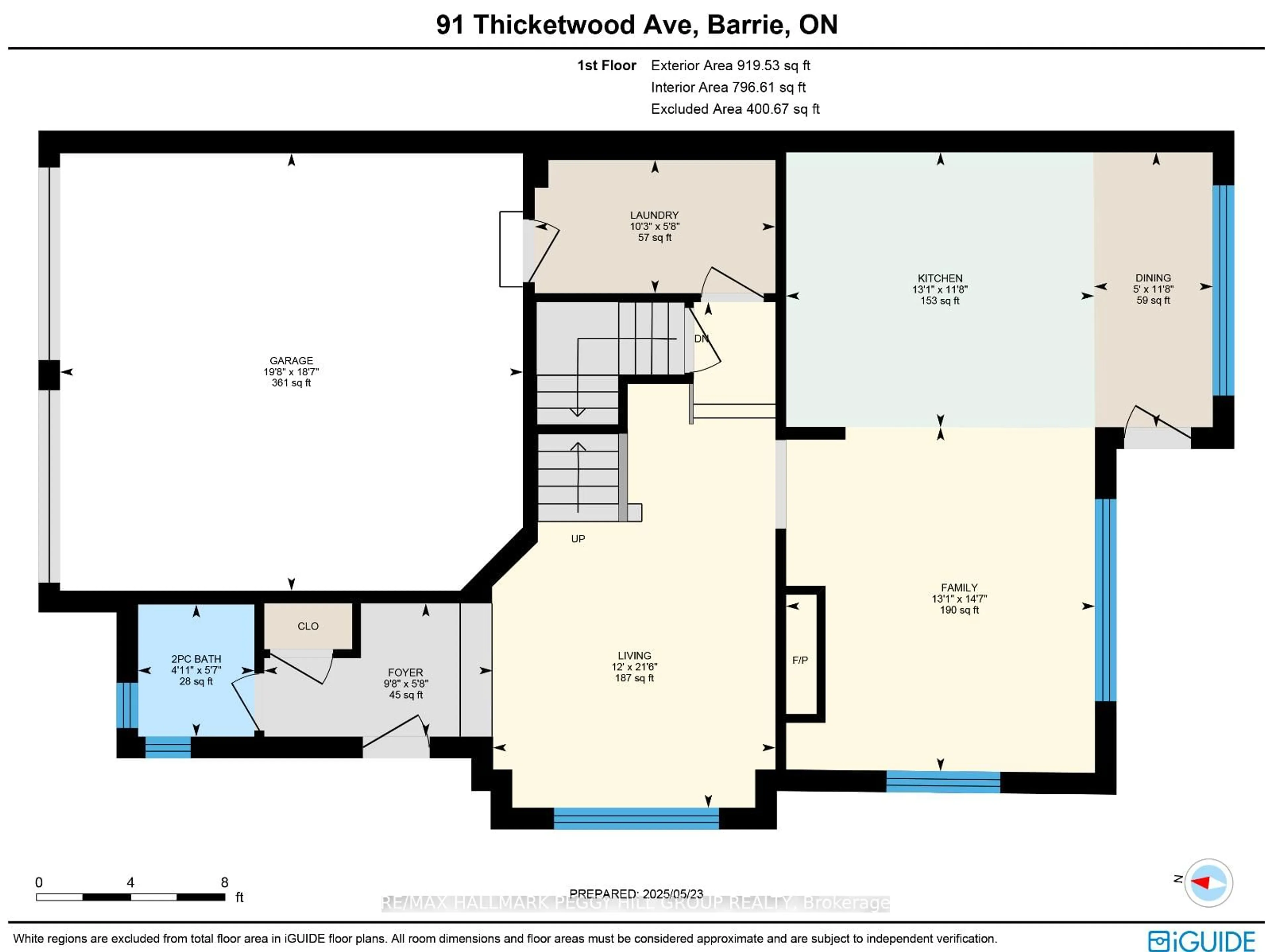 Floor plan for 91 Thicketwood Ave, Barrie Ontario L9J 0W8