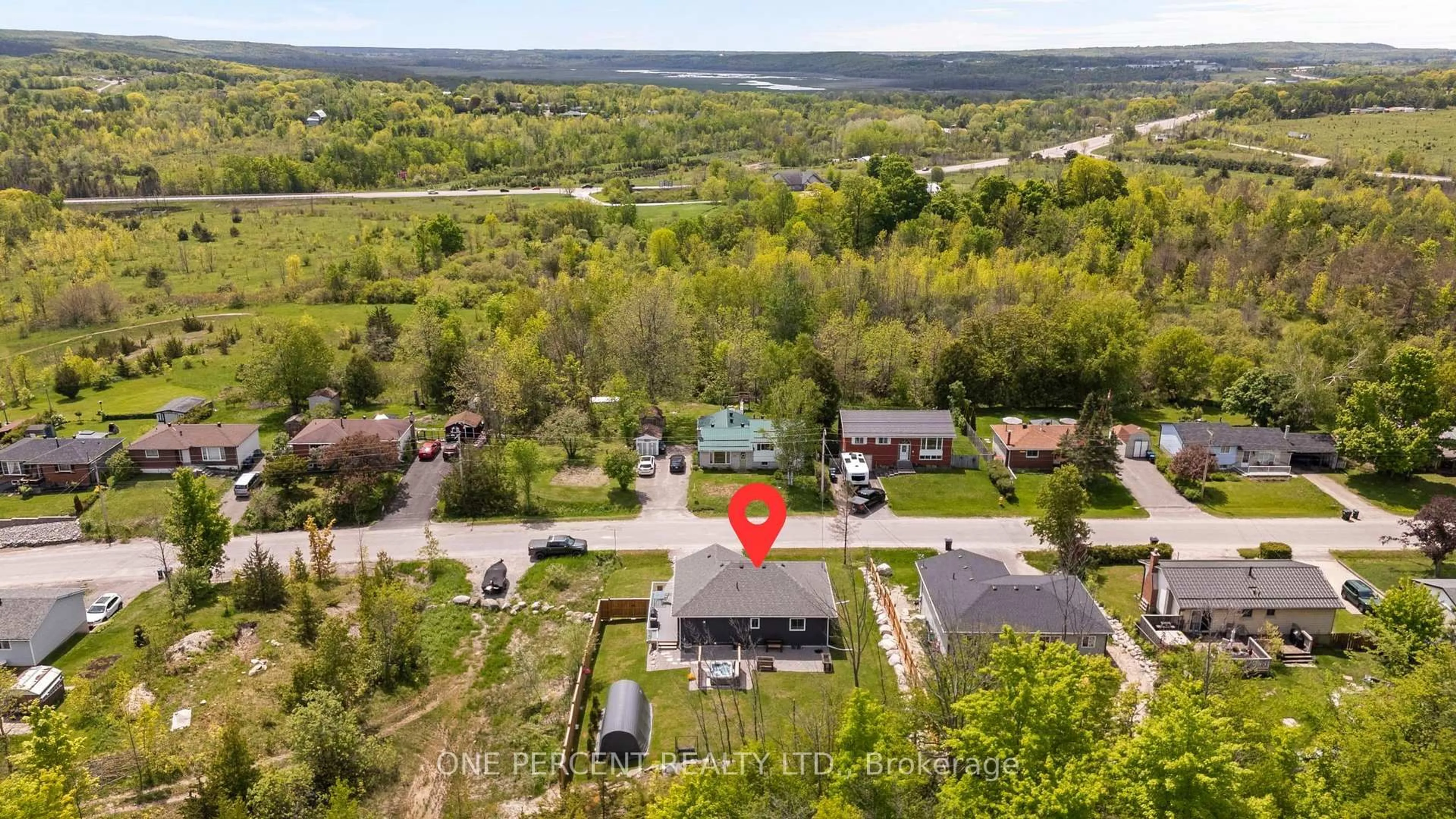 A pic from outside/outdoor area/front of a property/back of a property/a pic from drone, water/lake/river/ocean view for 37 Easton Ave, Tay Ontario L0K 1R0