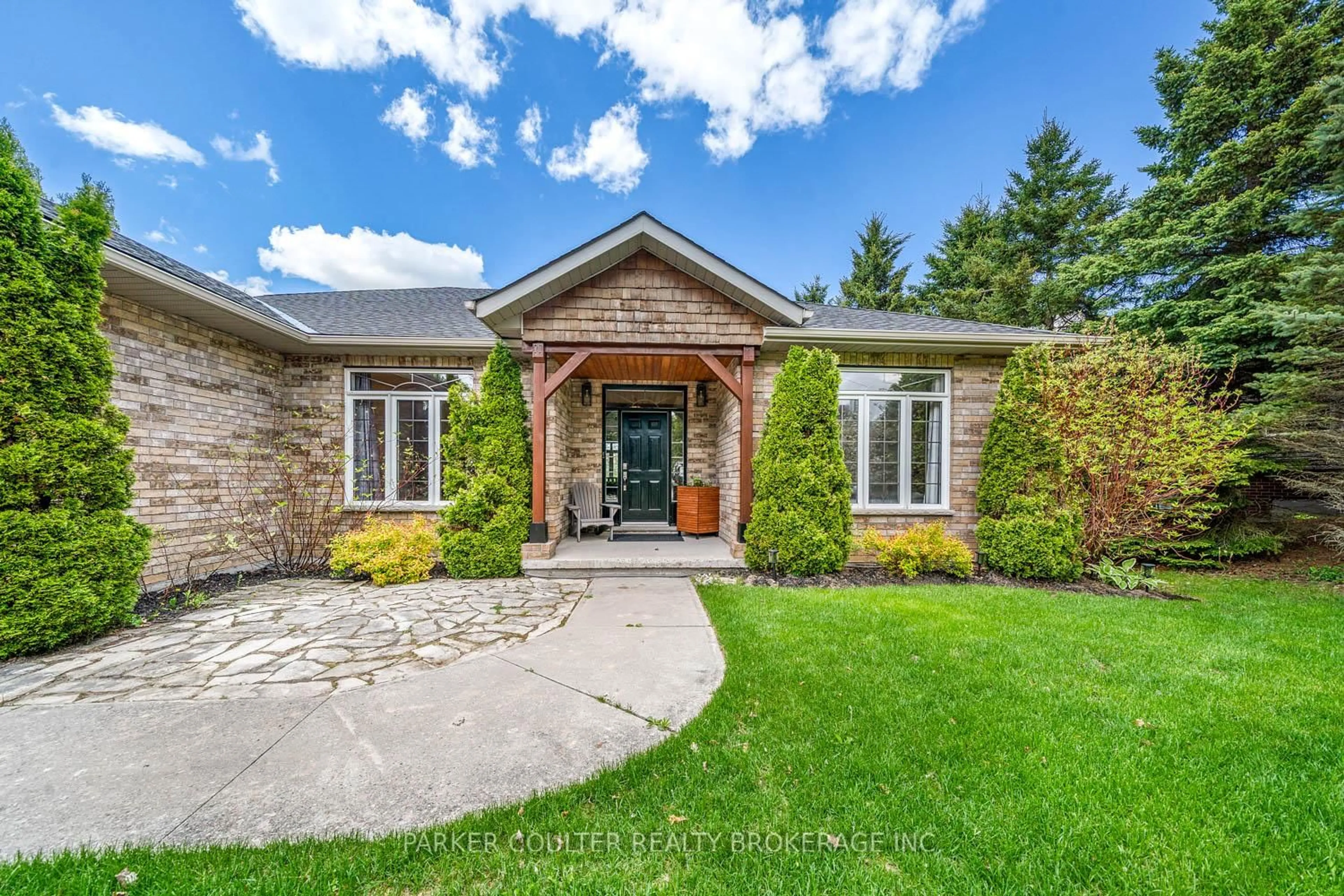 Home with brick exterior material, street for 102 Highland Dr, Oro-Medonte Ontario L0L 2L0