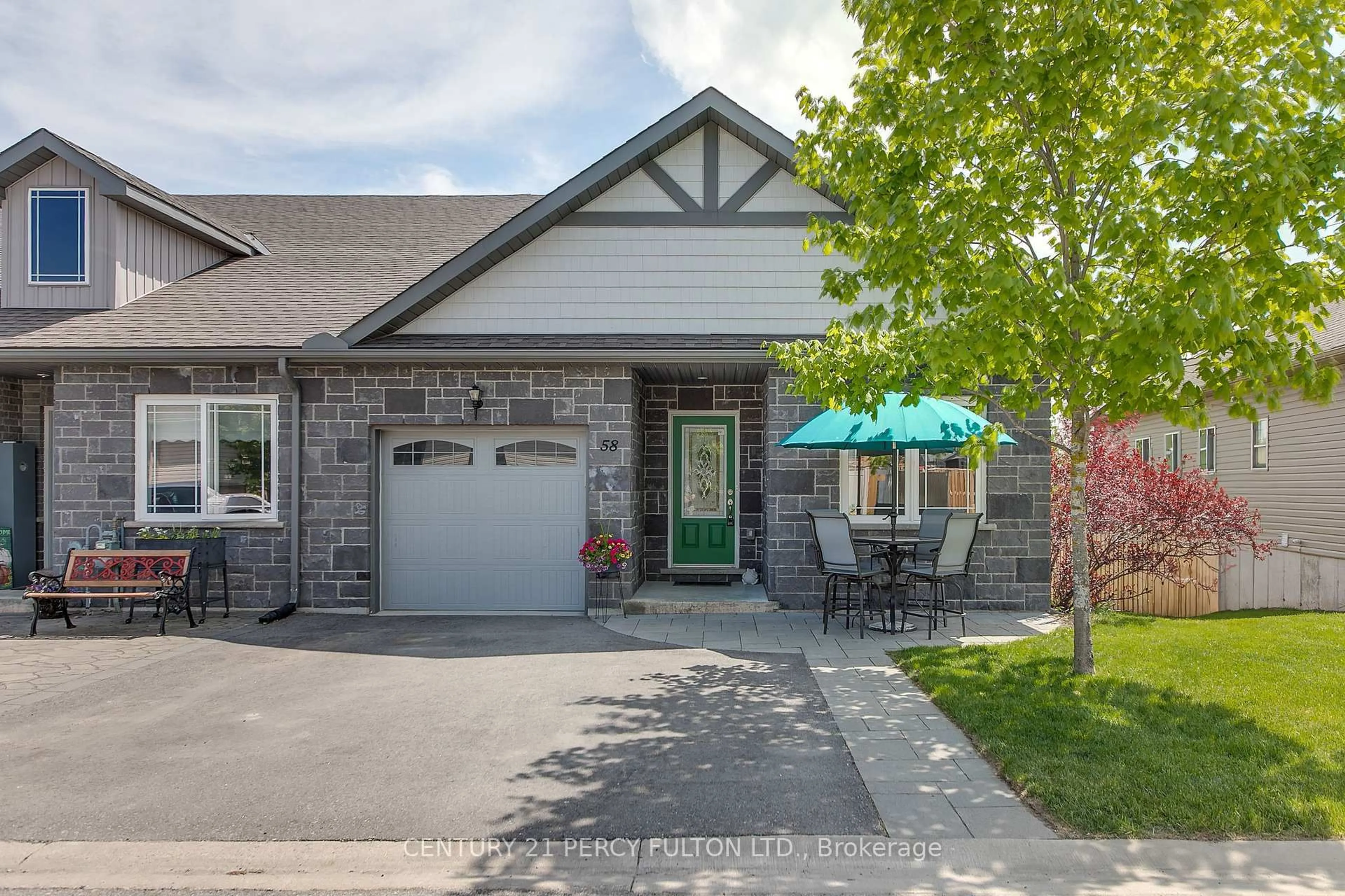 Home with brick exterior material, street for 58 Lucy Lane, Orillia Ontario L3V 0G3