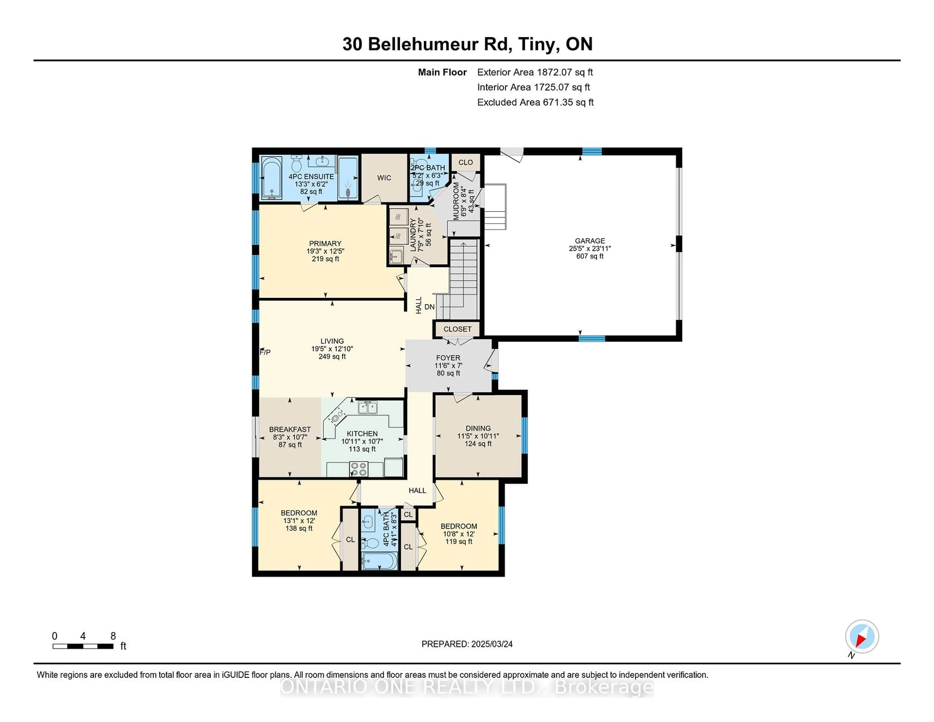 Floor plan for 30 Bellehumeur Rd, Tiny Ontario L9M 0J1