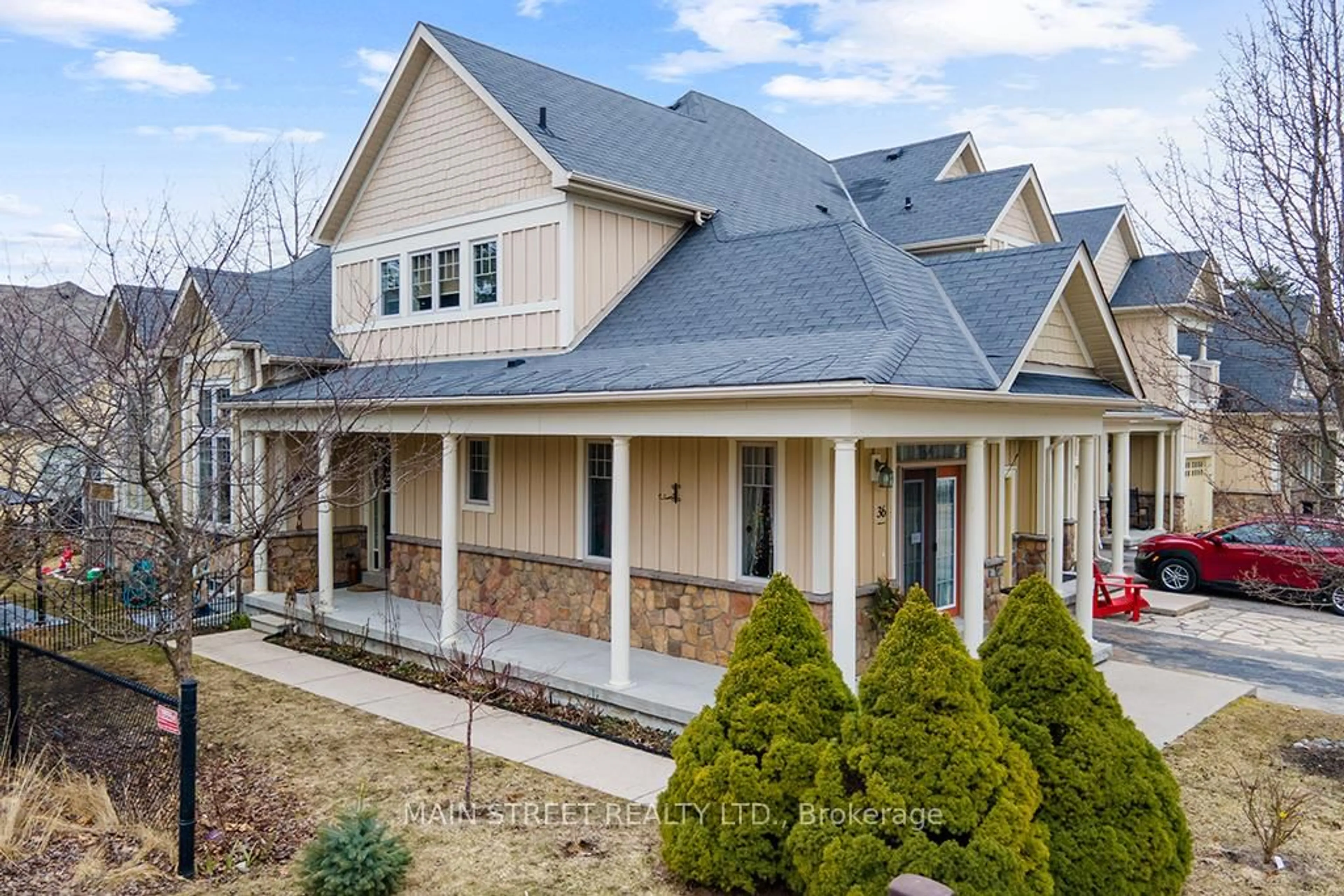 Home with brick exterior material, street for 36 Savannah Cres, Wasaga Beach Ontario L9Z 0E7
