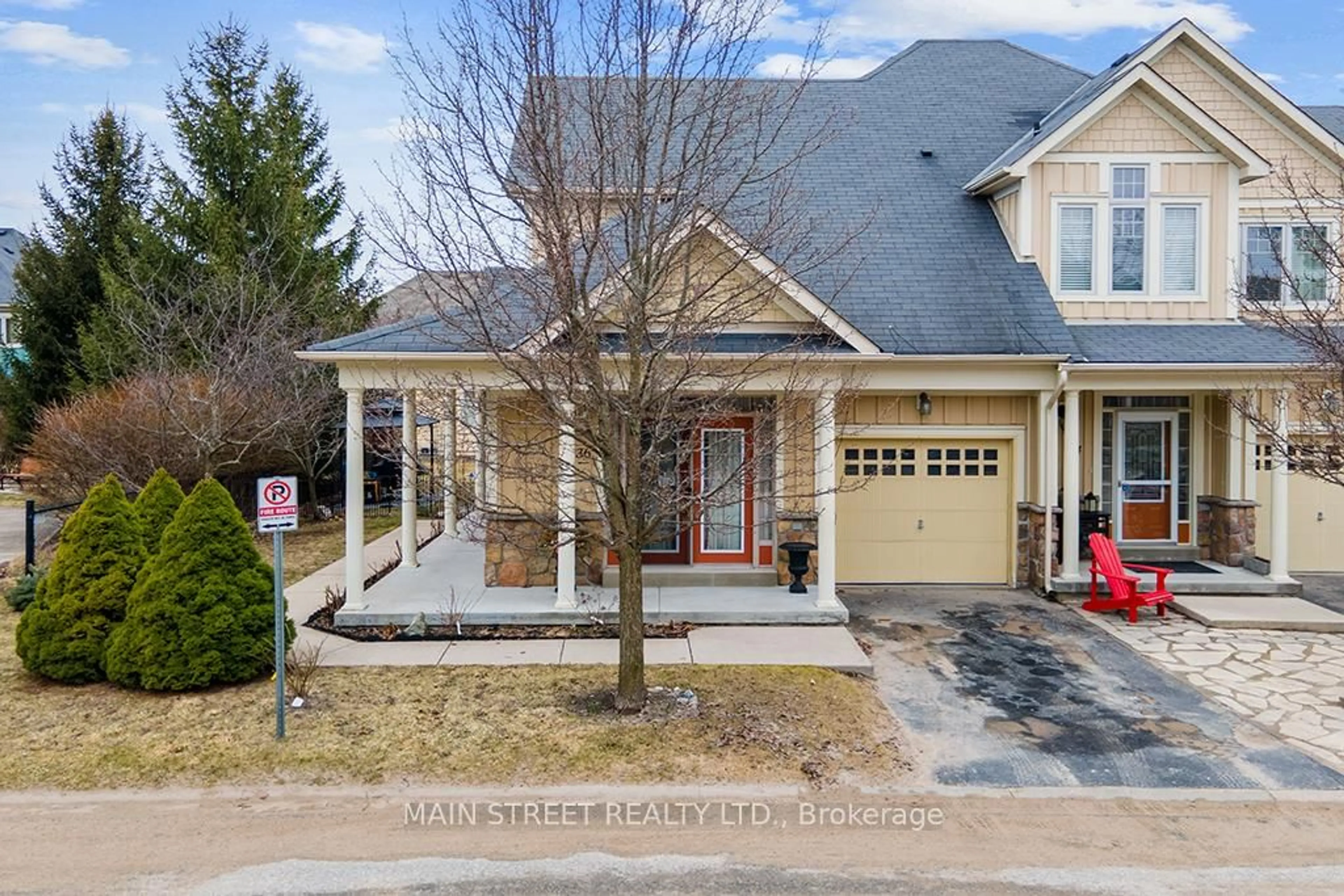 Home with brick exterior material, street for 36 Savannah Cres, Wasaga Beach Ontario L9Z 0E7