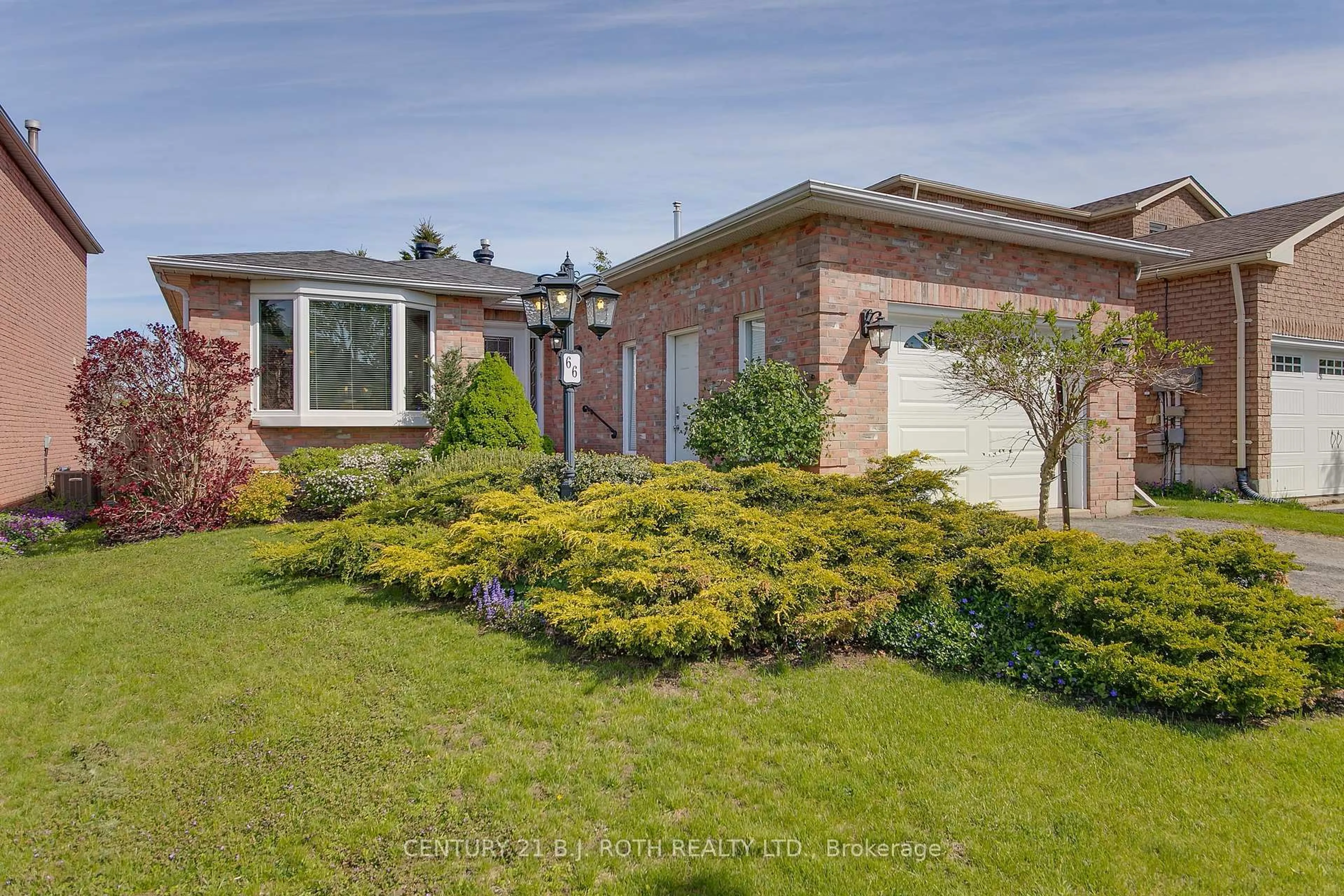 Home with brick exterior material, street for 66 McVeigh Dr, Barrie Ontario L4N 7E4