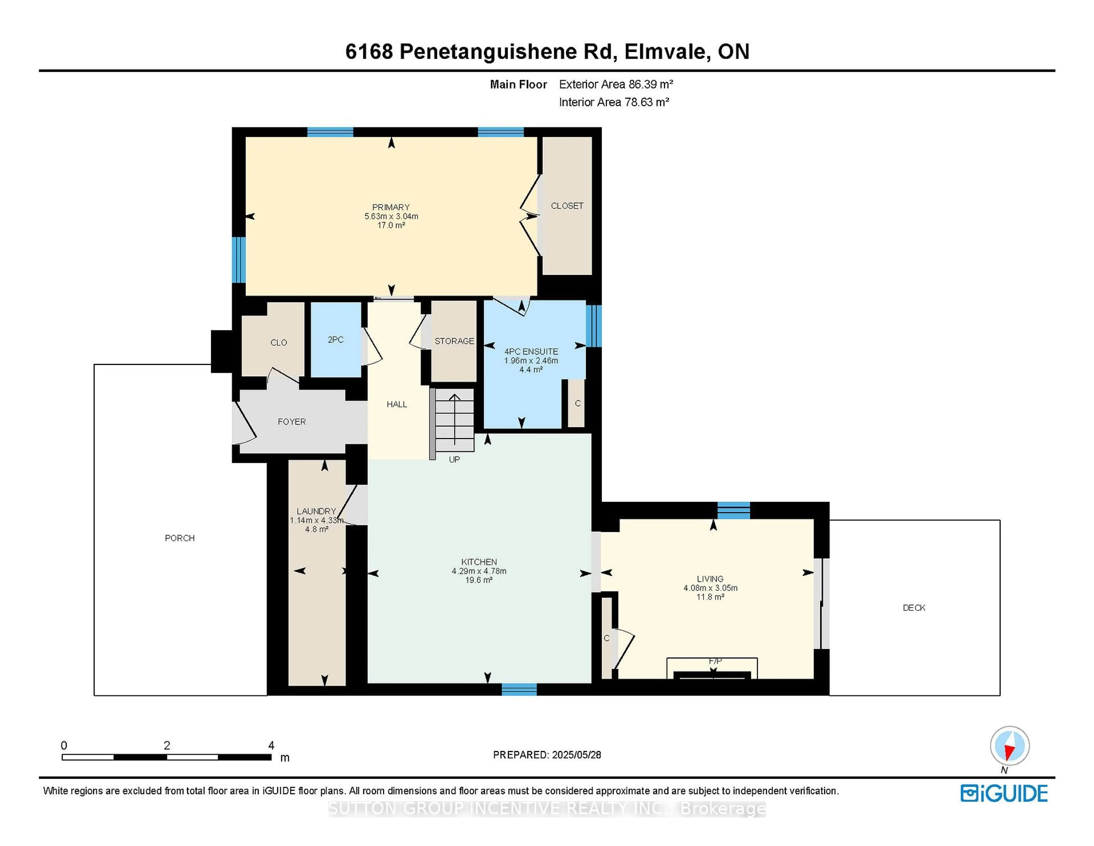 Floor plan for 6168 Penetanguishene Rd, Springwater Ontario L0L 1P0
