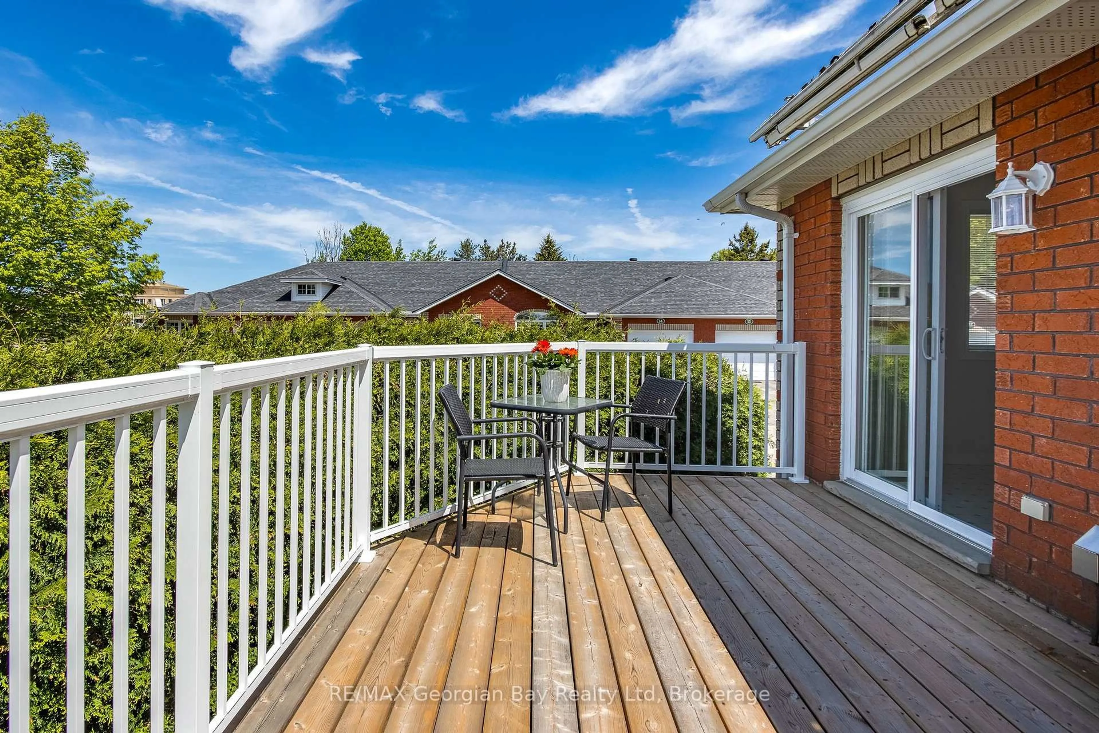 Patio, water/lake/river/ocean view for 90 Thompson Rd #20, Penetanguishene Ontario L9M 2H1