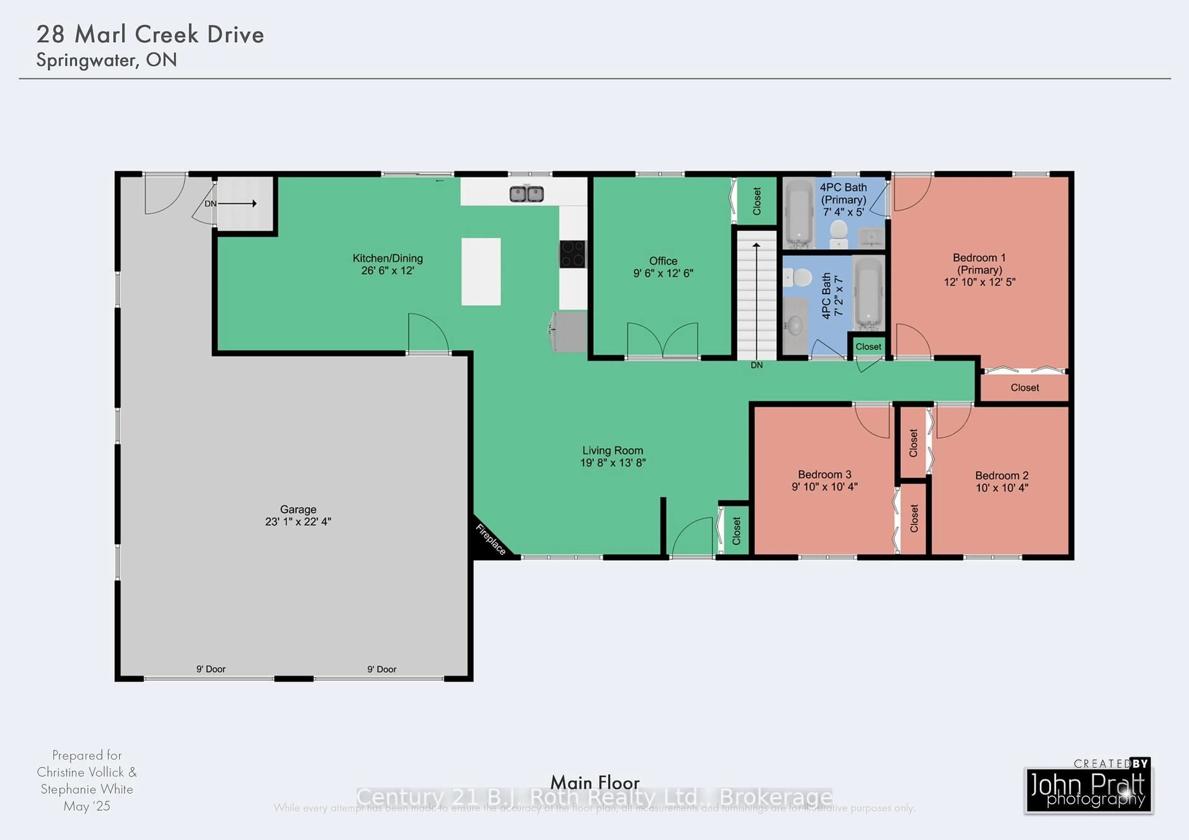 Floor plan for 28 Marl Creek Dr, Springwater Ontario L0L 2K0