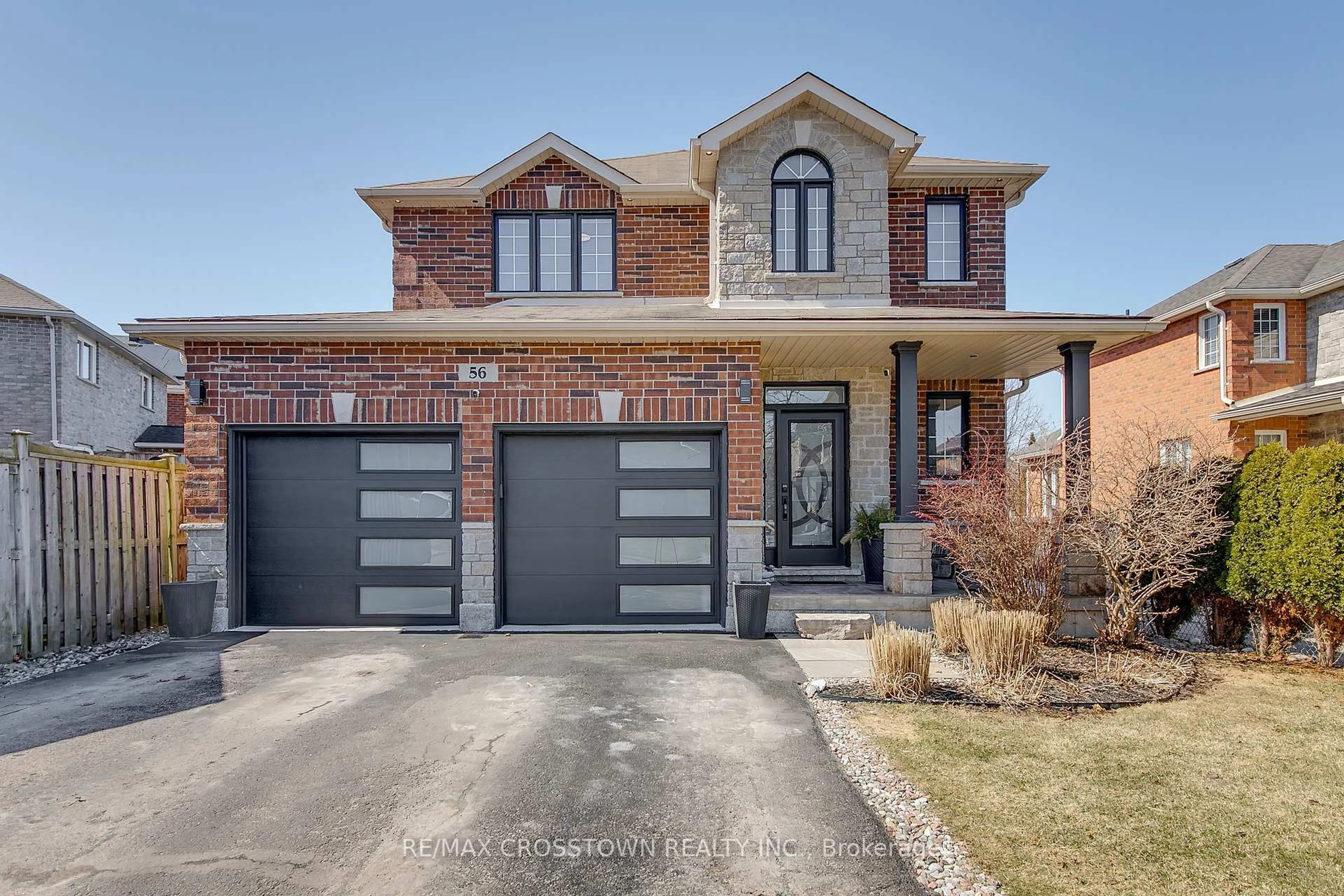 Home with brick exterior material, street for 56 Graihawk Dr, Barrie Ontario L4N 6G7