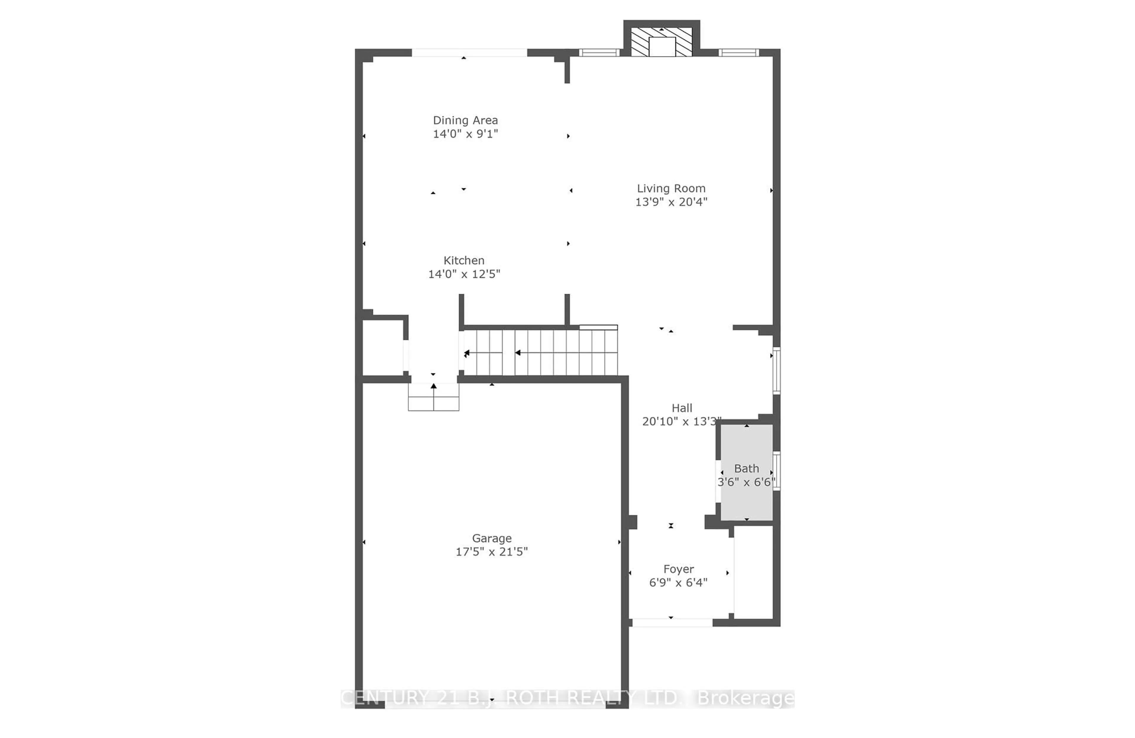 Floor plan for 61 SUZUKI St, Barrie Ontario L9Y 0Y7