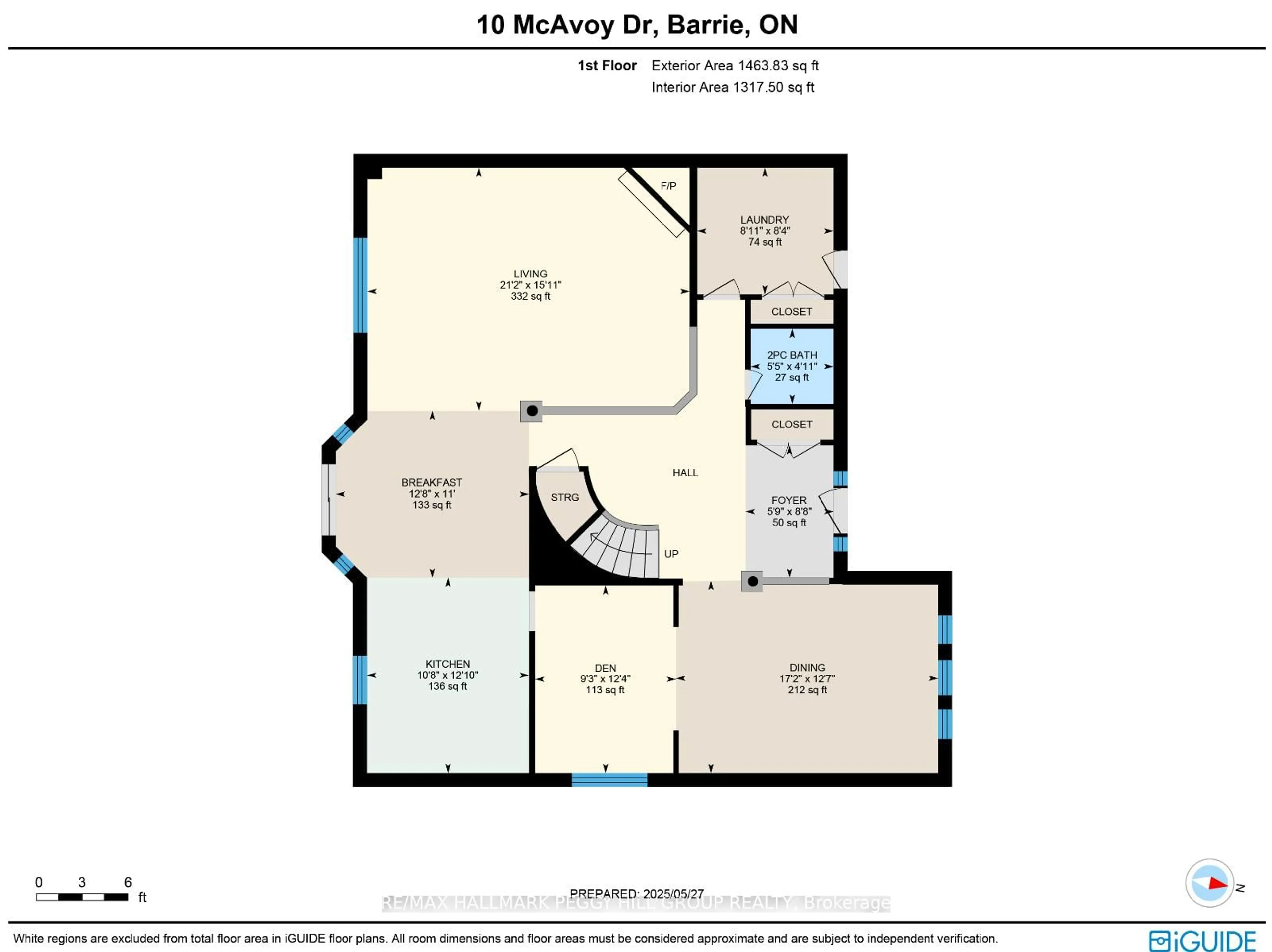Floor plan for 10 McAvoy Dr, Barrie Ontario L4N 0R1