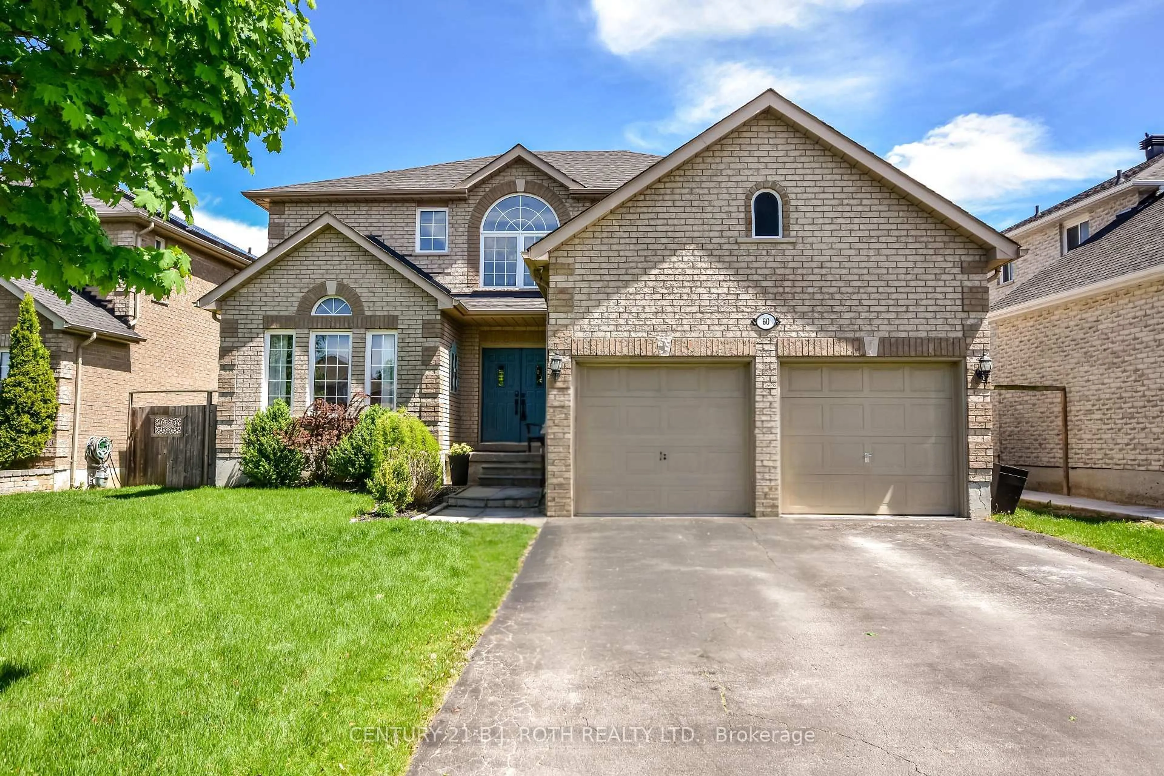 Home with brick exterior material, street for 60 Carley Cres, Barrie Ontario L4N 0M8