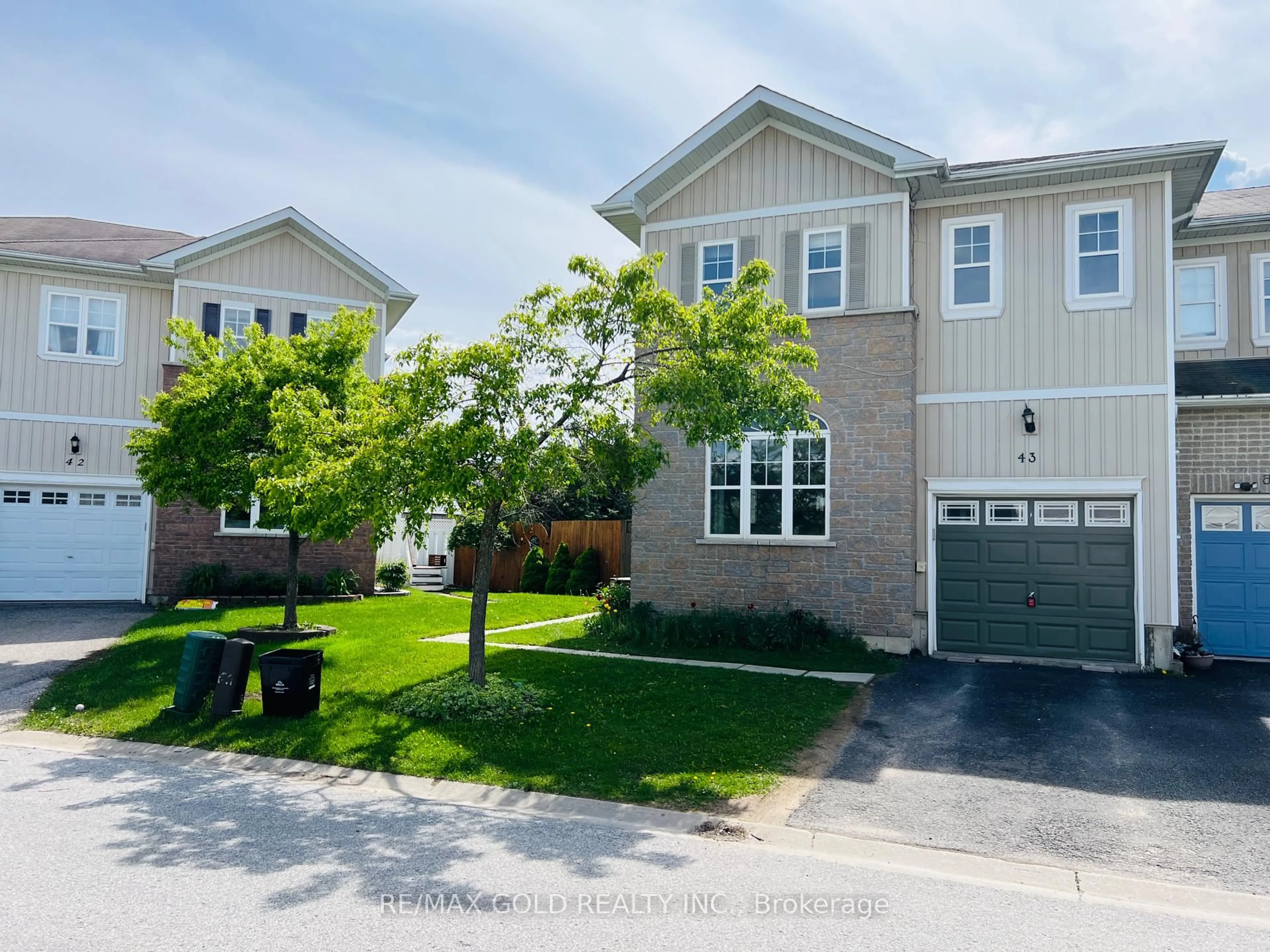 A pic from outside/outdoor area/front of a property/back of a property/a pic from drone, street for 800 West Ridge Blvd #43, Orillia Ontario L3V 0A1