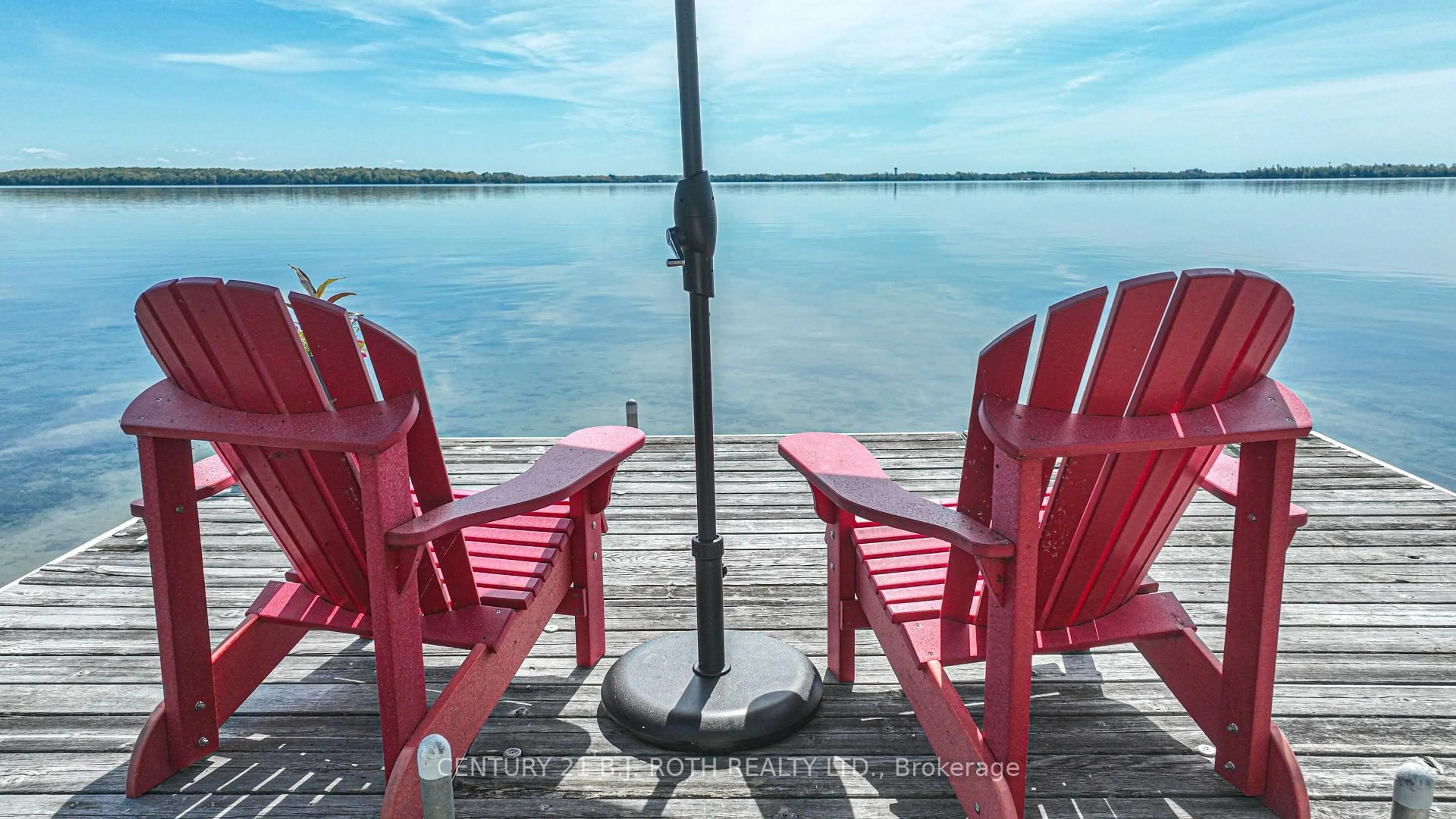 Patio, water/lake/river/ocean view for 3939 Menoke Beach Rd, Severn Ontario L3V 0T9