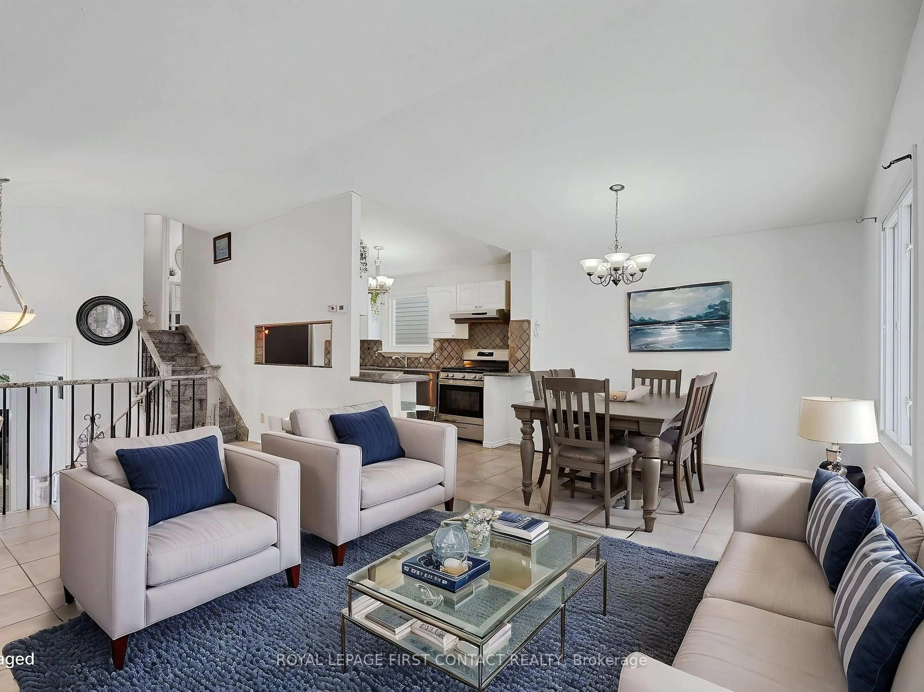 Living room with furniture, unknown for 55 ROSENFELD Dr, Barrie Ontario L4M 5X5