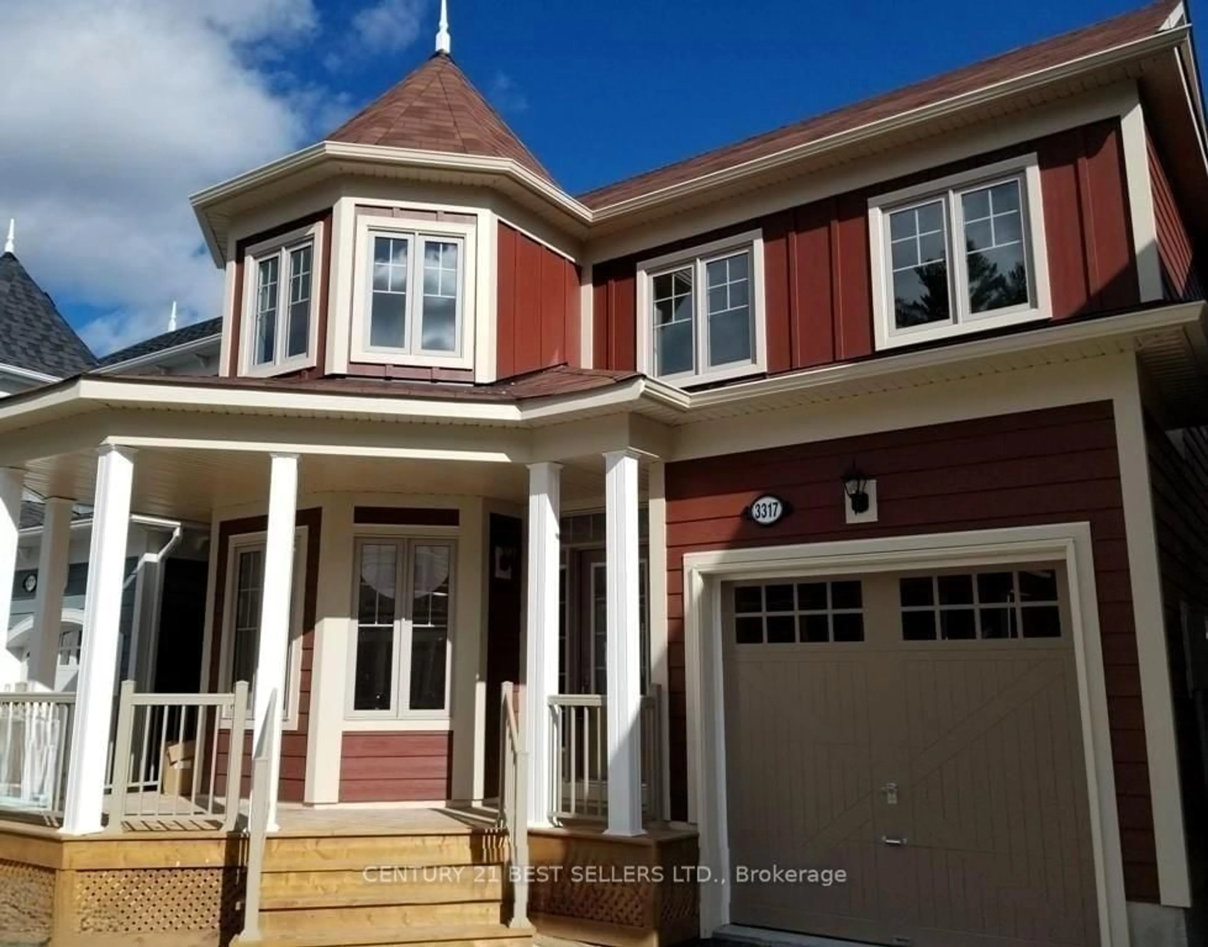 Home with brick exterior material, street for 3317 Summerhill Way, Severn Ontario L3V 0E1