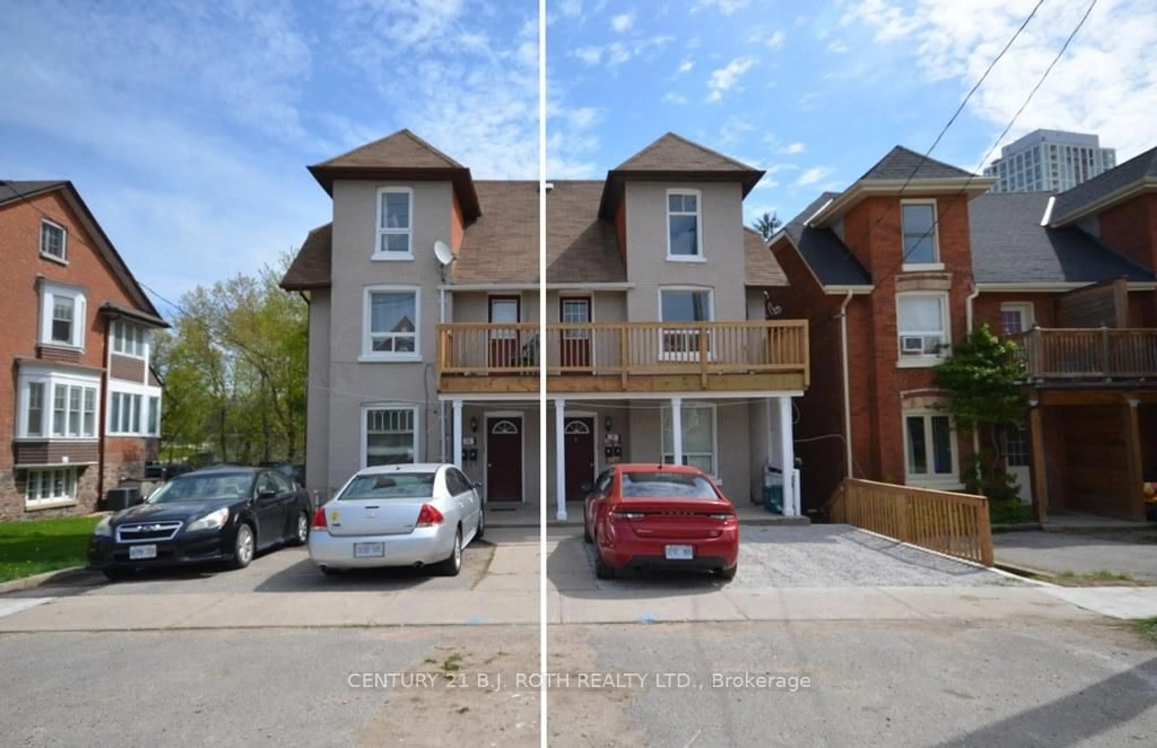 A pic from outside/outdoor area/front of a property/back of a property/a pic from drone, street for 73 High St, Barrie Ontario L4N 1W5