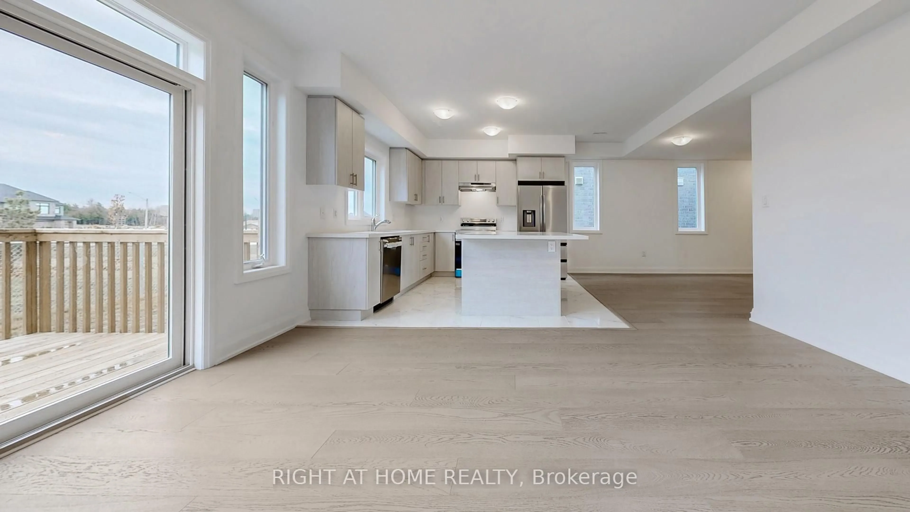 Open concept kitchen, unknown for 19 Barnyard Tr, Barrie Ontario L9J 0C2