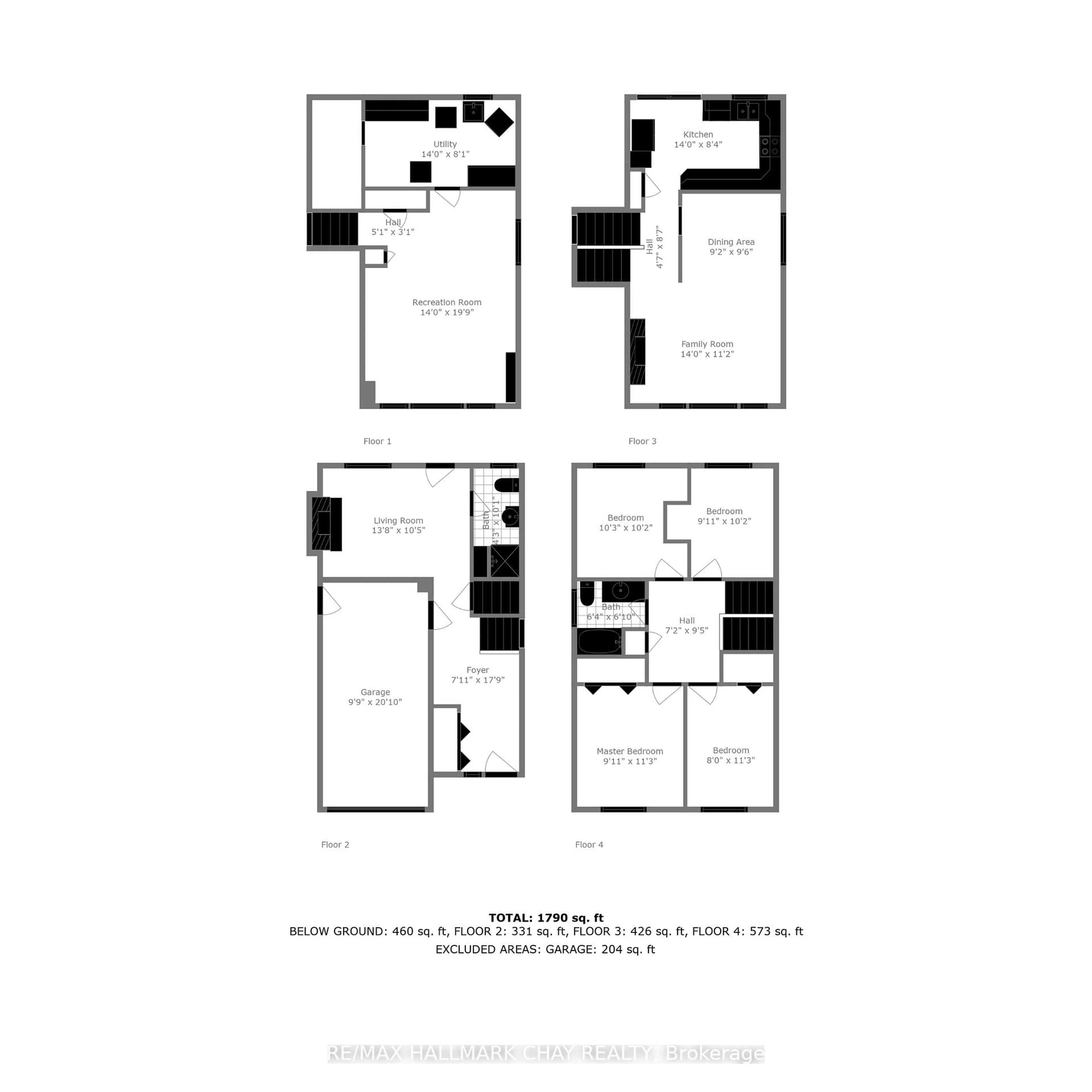 Floor plan for 72 Jane Cres, Barrie Ontario L4N 3T8