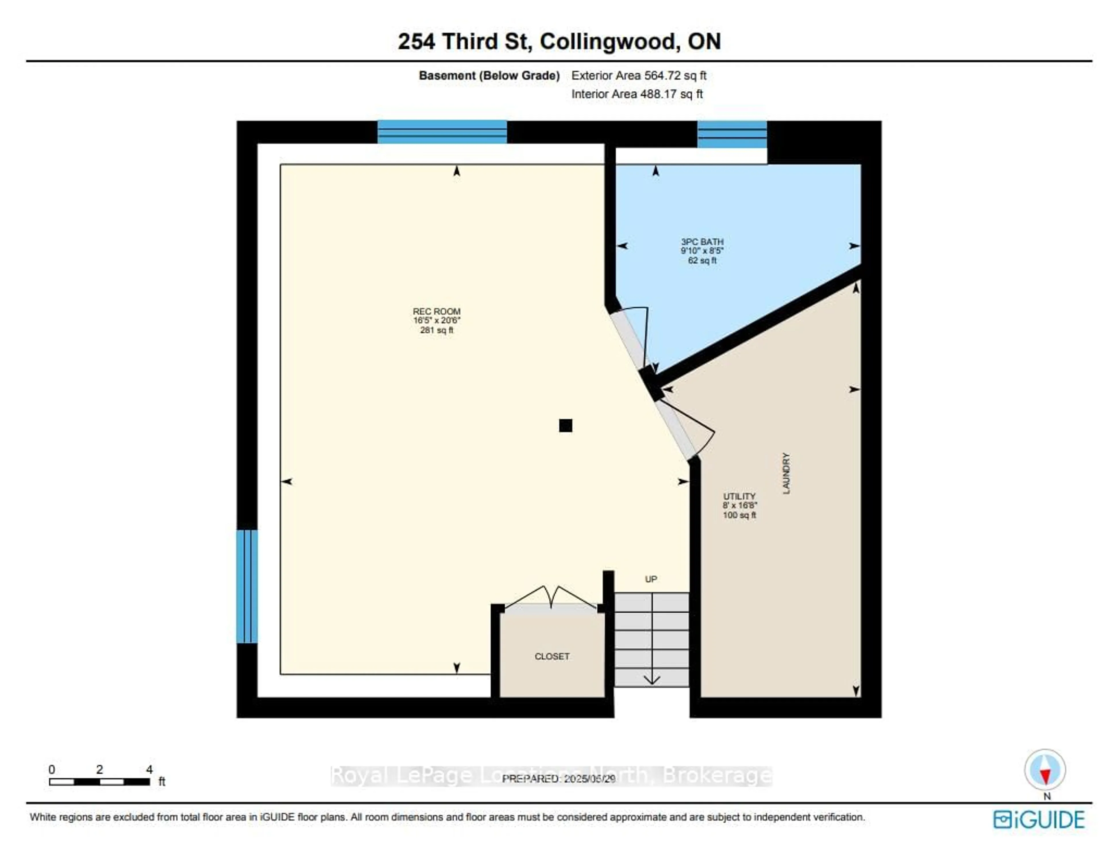 Floor plan for 254 Third St, Collingwood Ontario L9Y 4E7