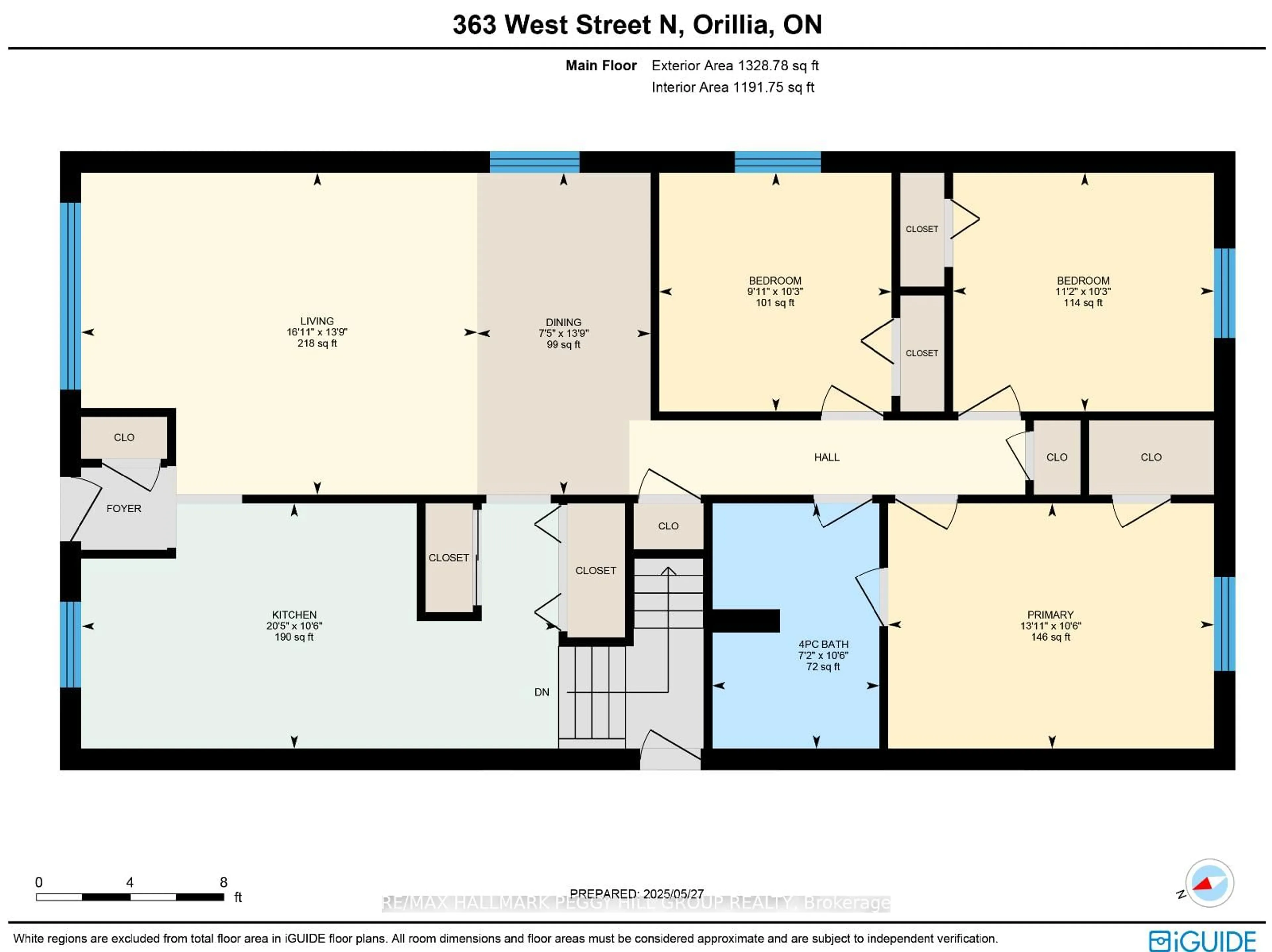 Floor plan for 363 West St, Orillia Ontario L3V 5E5
