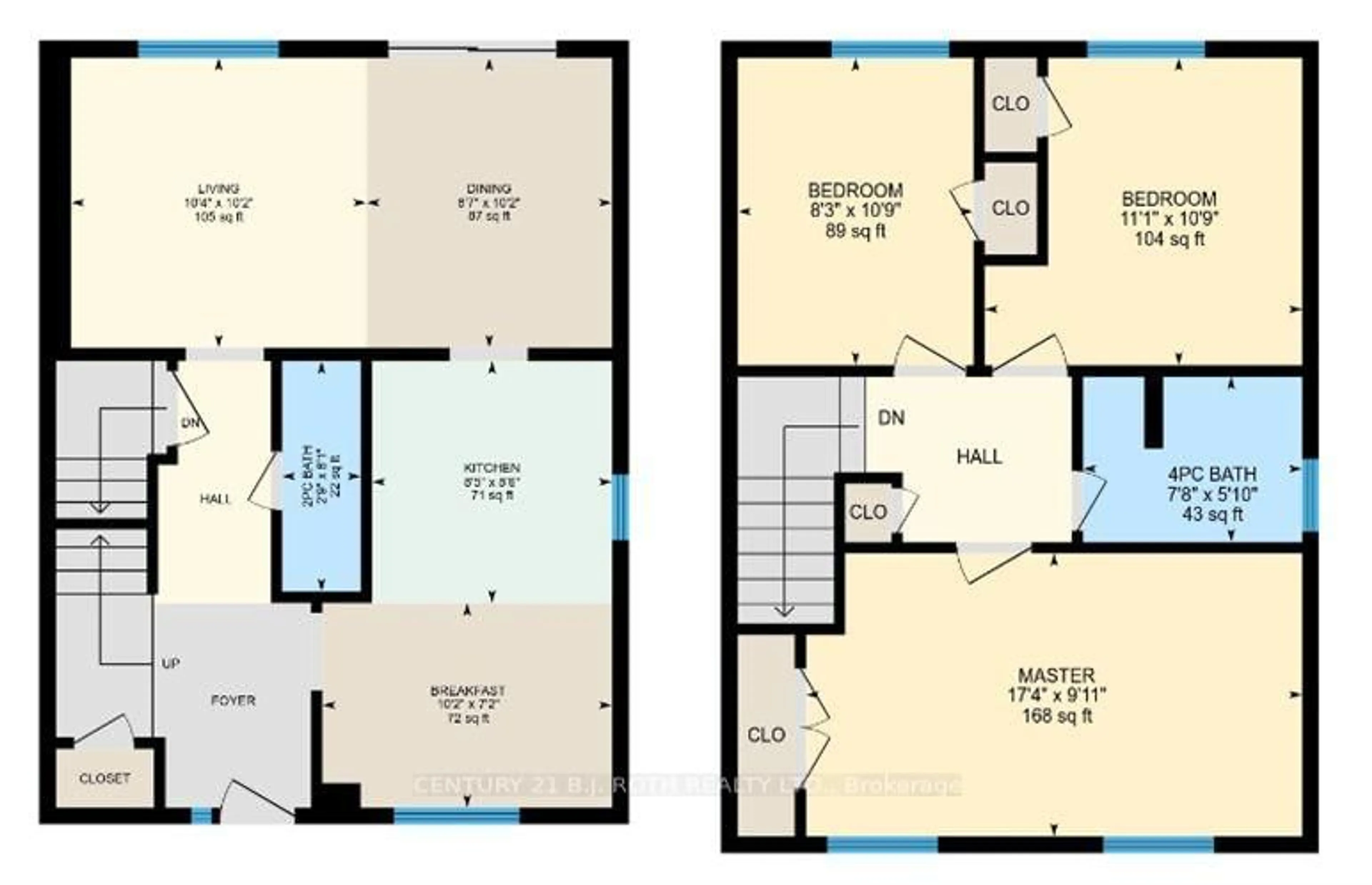 Floor plan for 15 Golds Cres, Barrie Ontario L4N 8R5