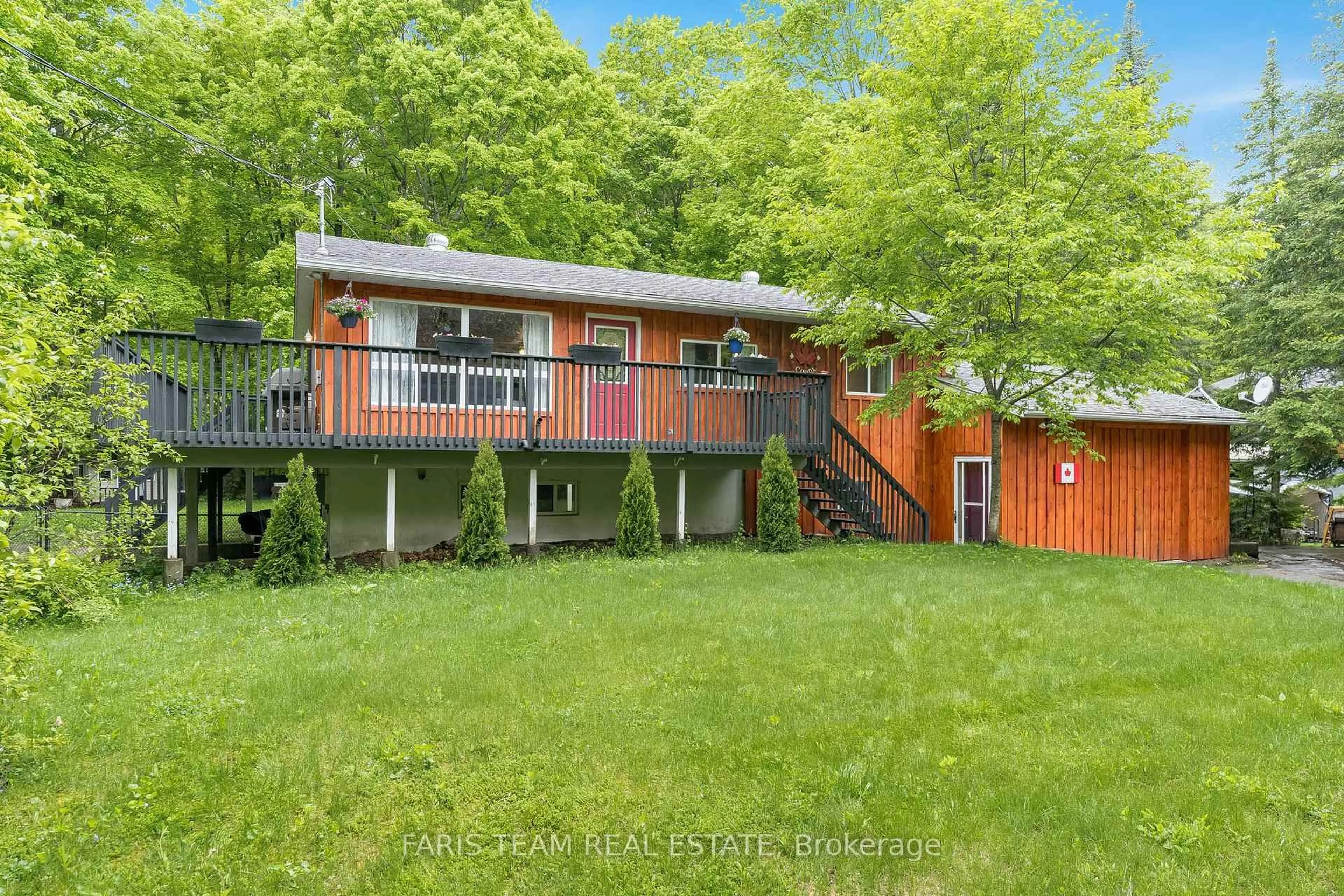 A pic from outside/outdoor area/front of a property/back of a property/a pic from drone, water/lake/river/ocean view for 1474 Champlain Rd, Tiny Ontario L9M 0C1