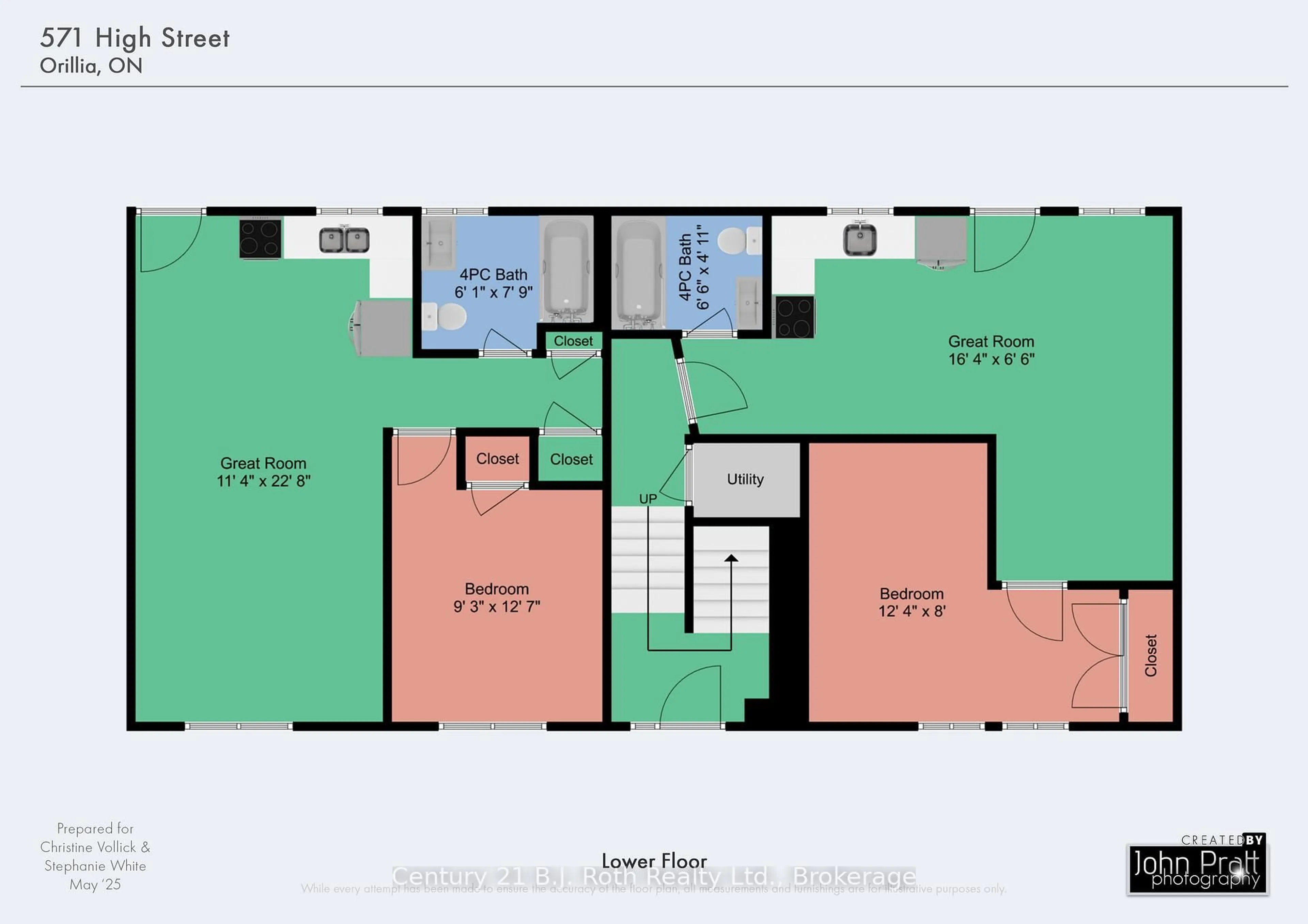 Floor plan for 571 High St, Orillia Ontario L3V 4Y2