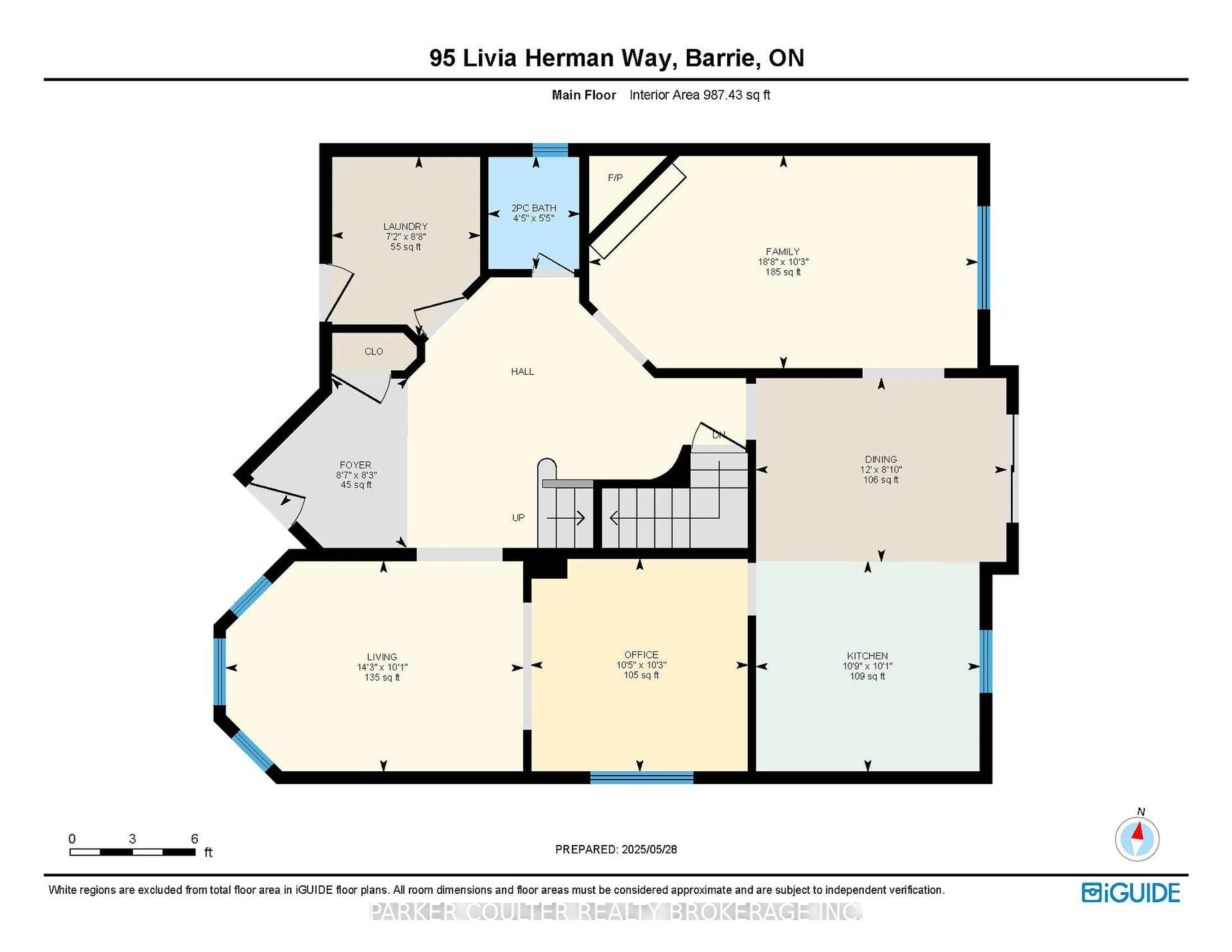 Floor plan for 95 Livia Herman Way, Barrie Ontario L4M 6X2