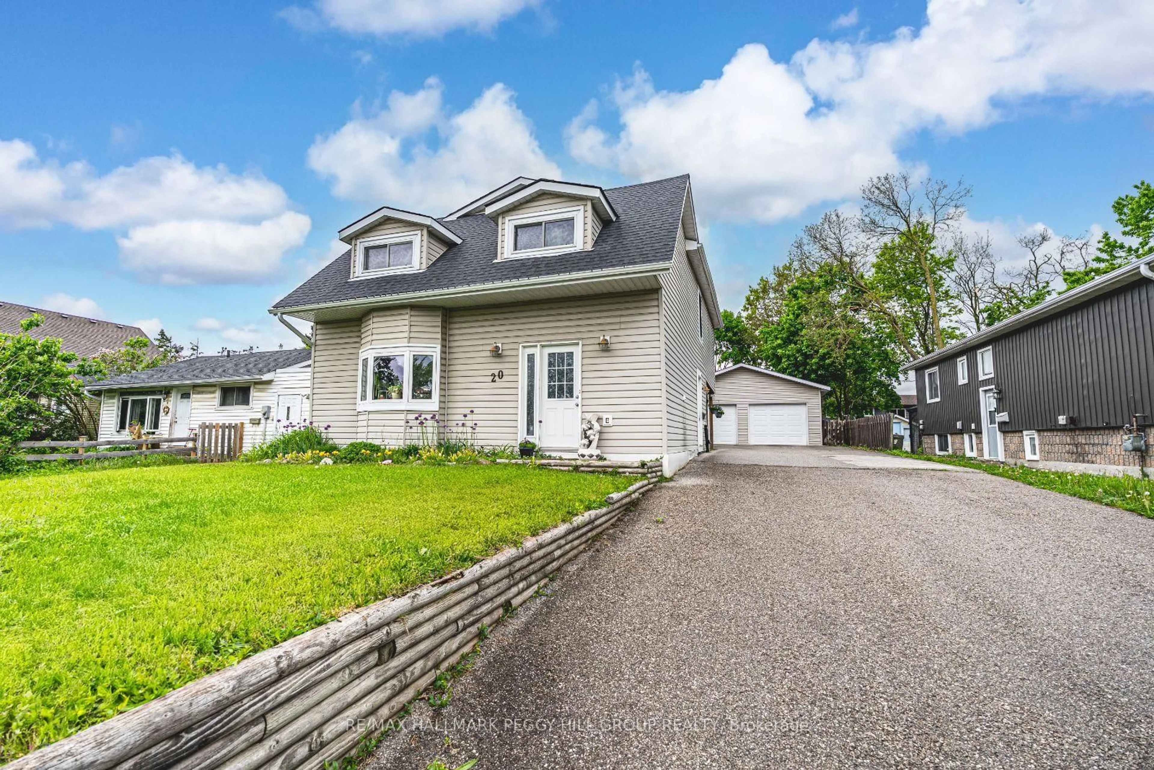Home with vinyl exterior material, street for 20 Ferris Lane, Barrie Ontario L4M 2X7