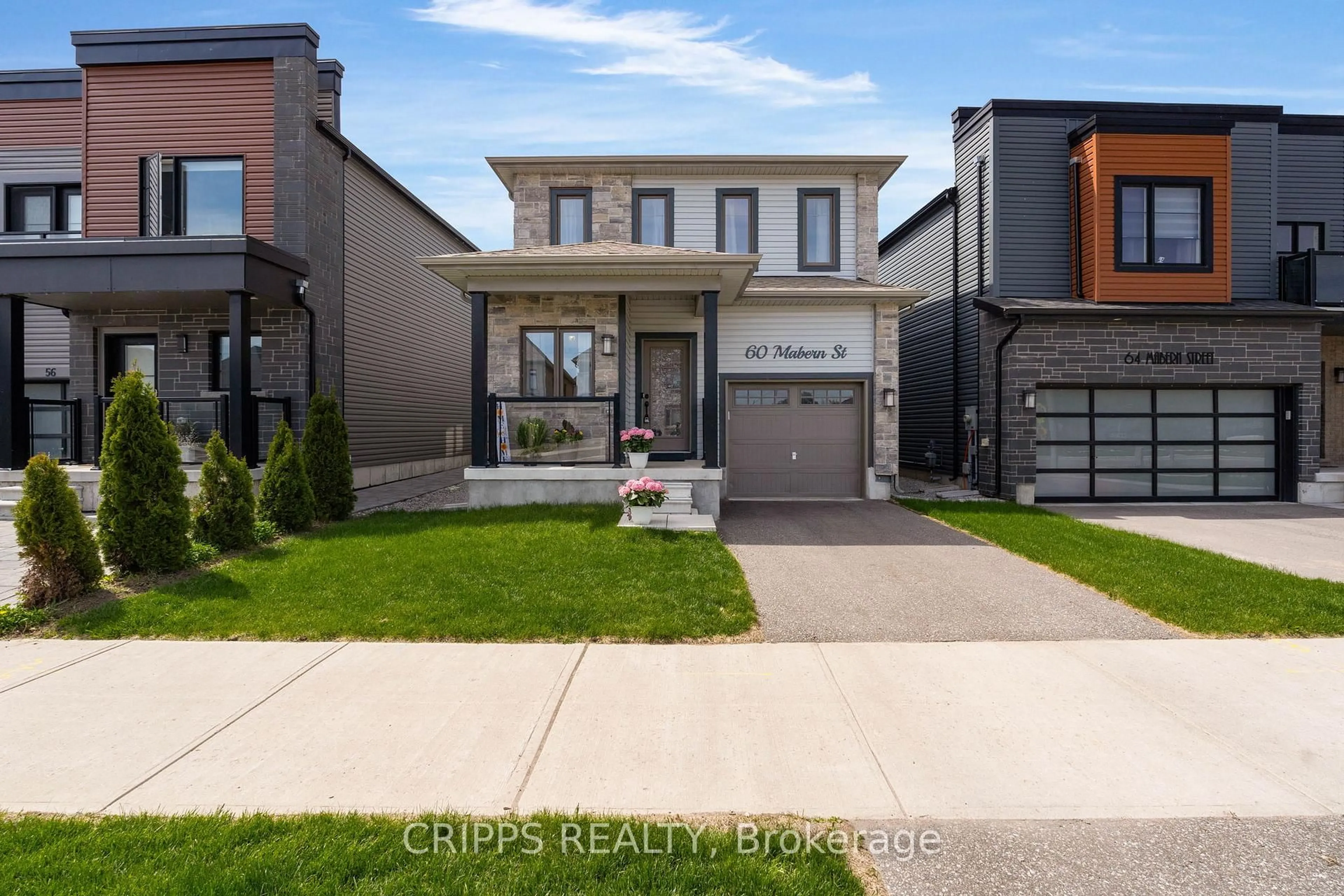 Home with brick exterior material, street for 60 MABERN St, Barrie Ontario L9J 0J2