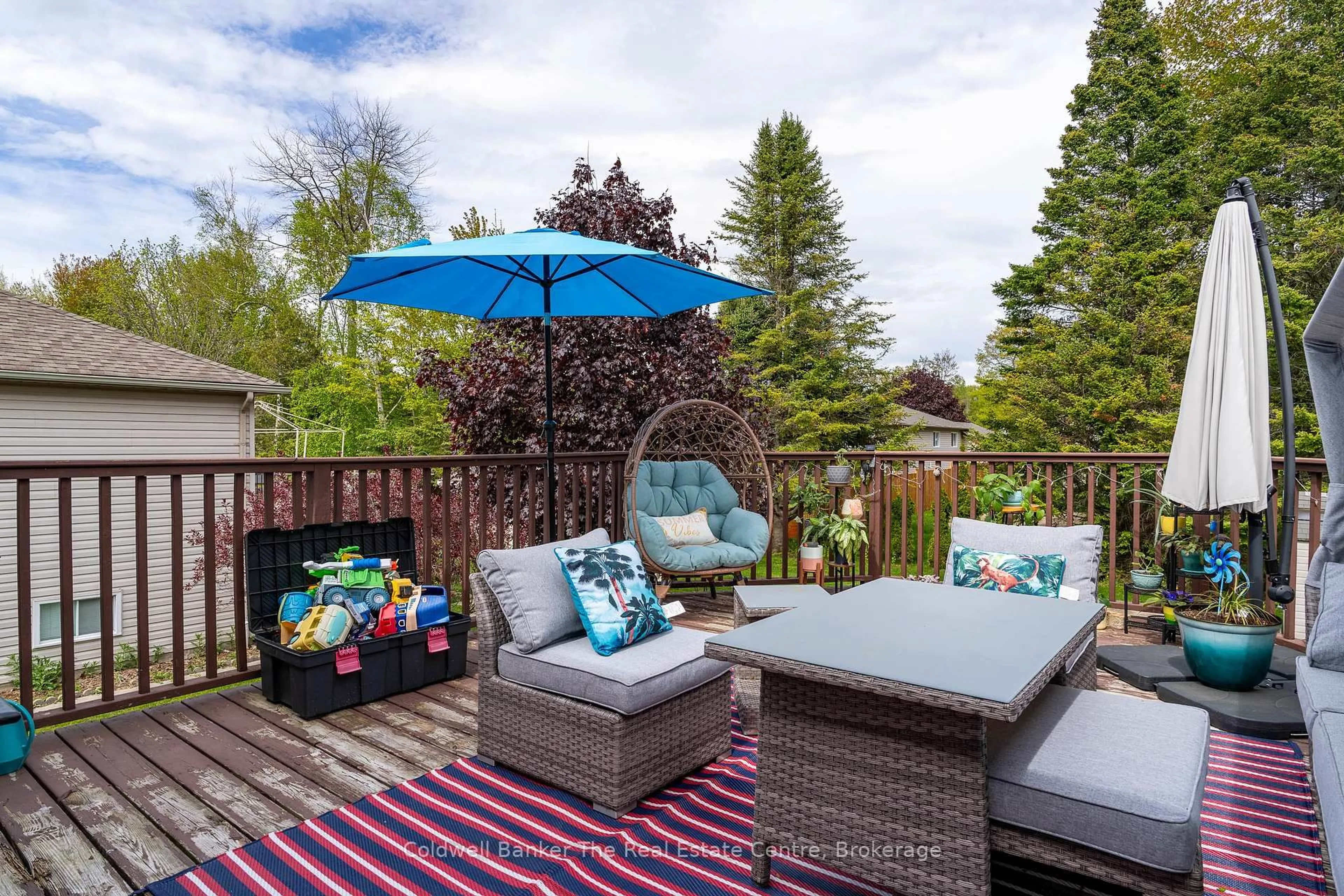 Patio, water/lake/river/ocean view for 89 Glen Eton Rd, Wasaga Beach Ontario L9Z 1E8